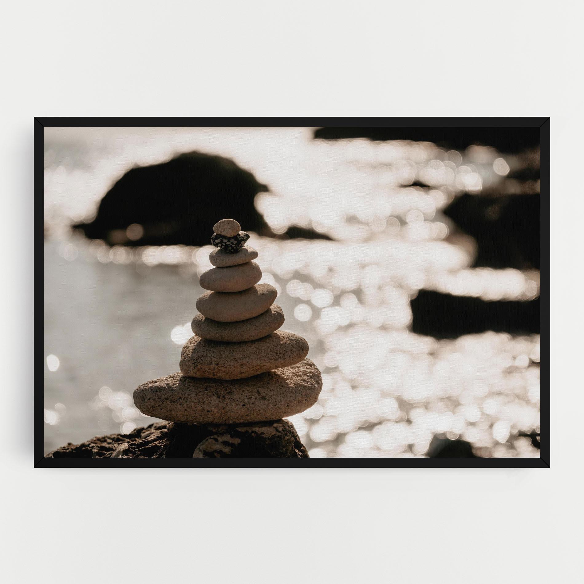 Vászonkép Pyramid Stones mockup 0