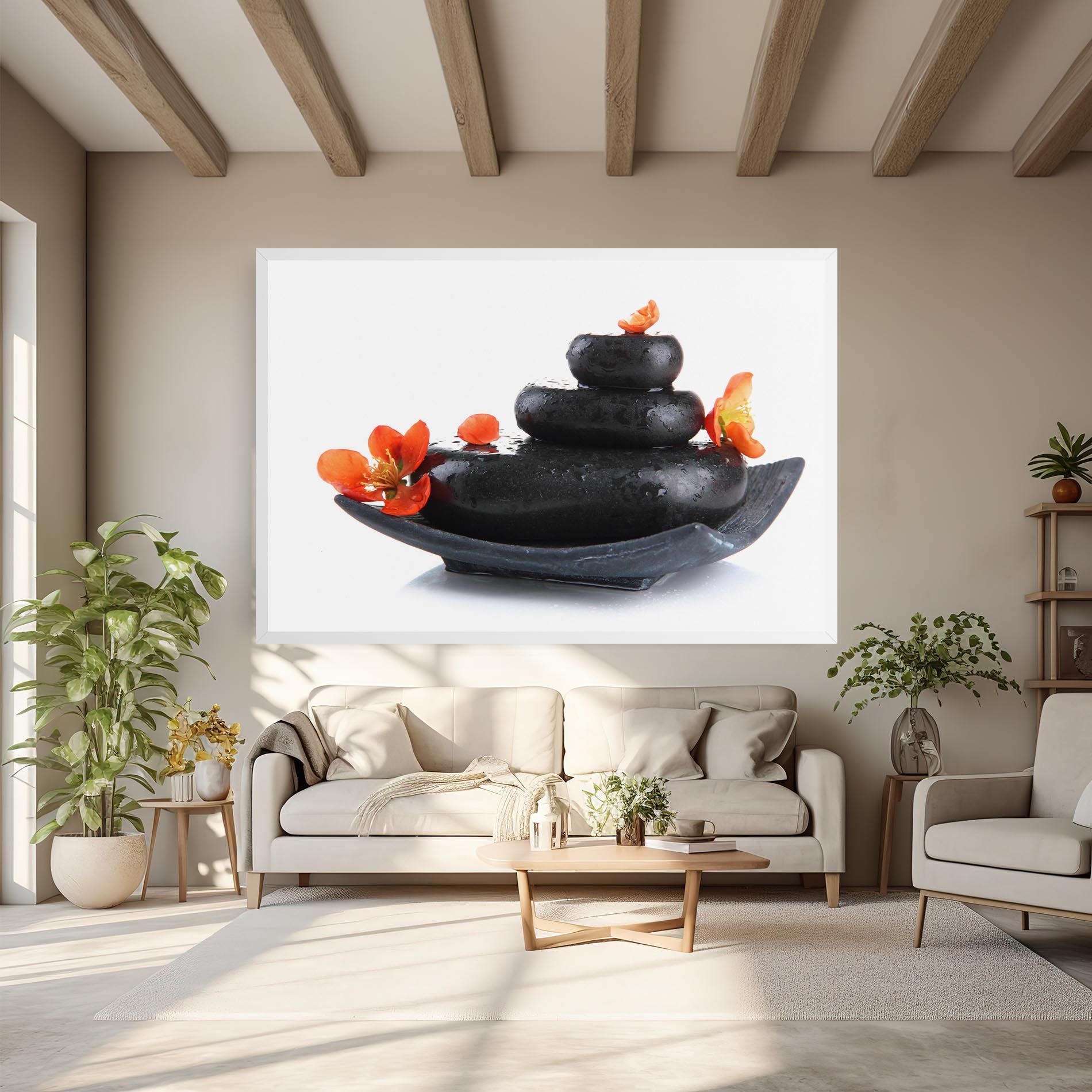 Spa Stones Flowers mockup 6