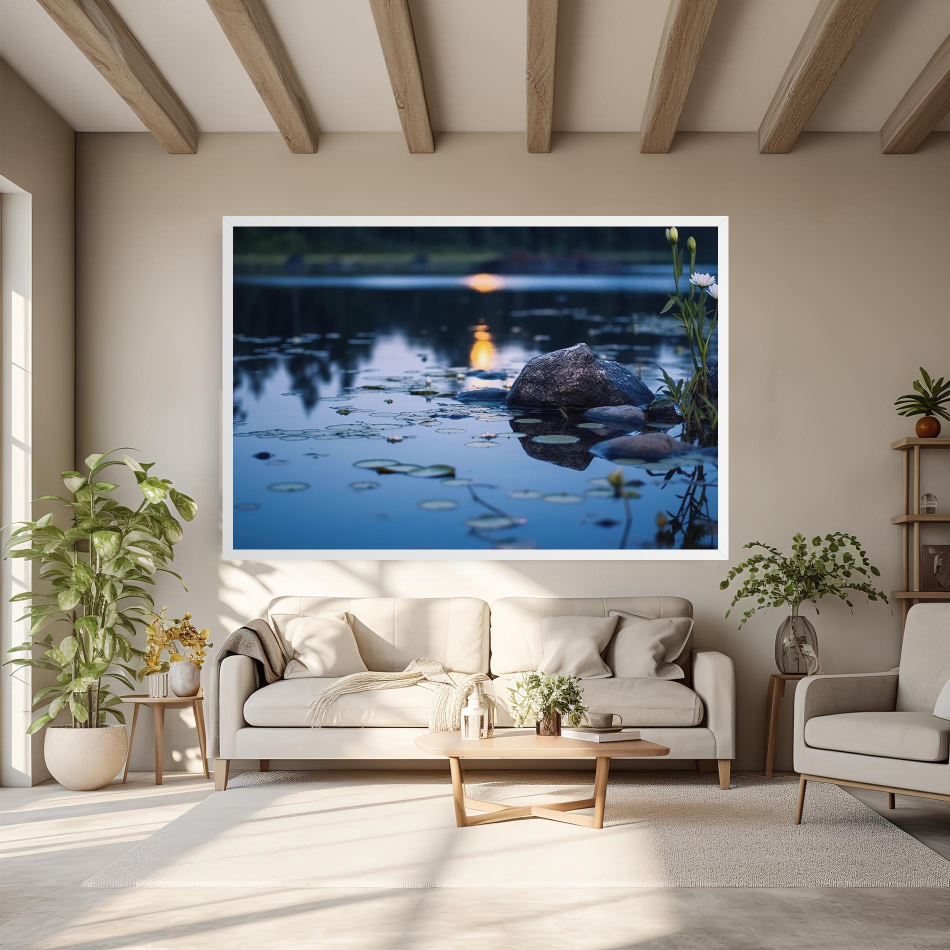 Vászonkép Water Stones mockup 6