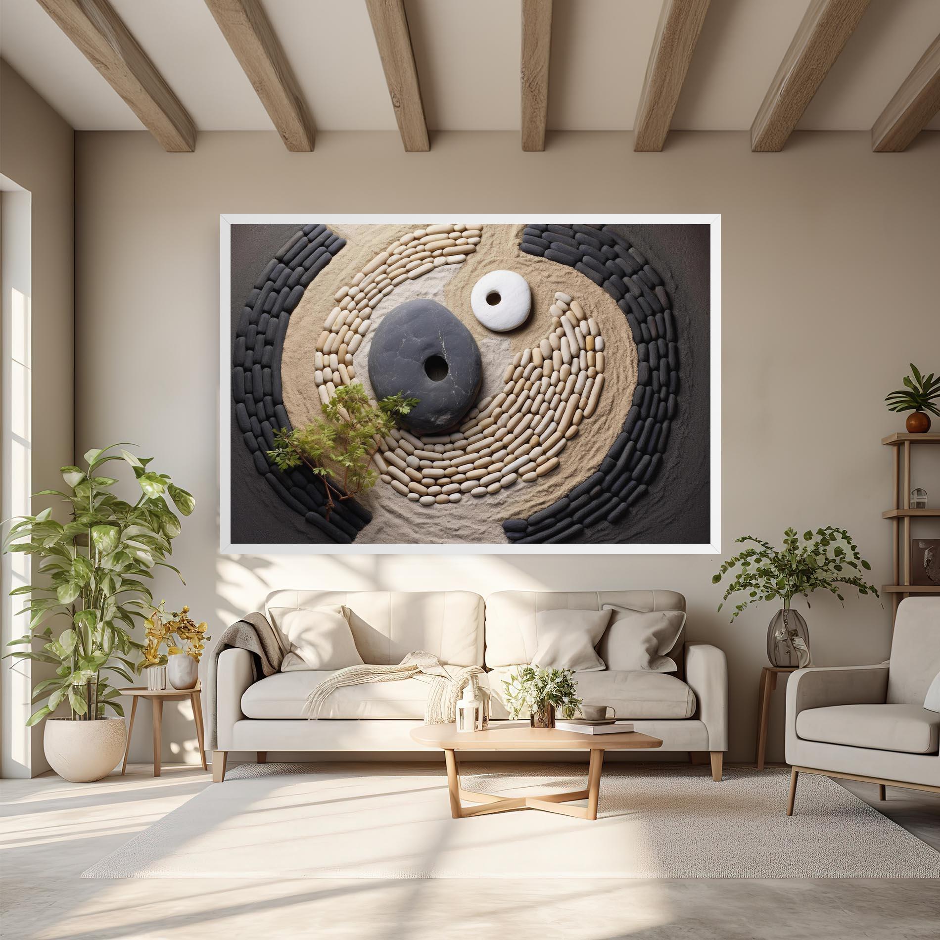 Vászonkép Zen Garden mockup 6