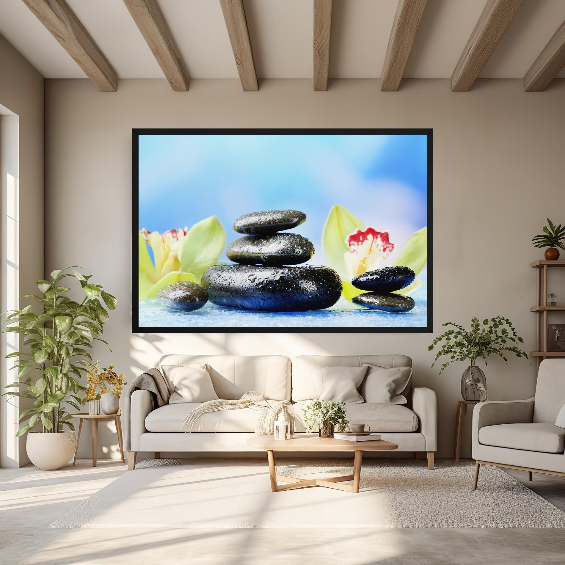 Blooming Orchid Stone mockup 6