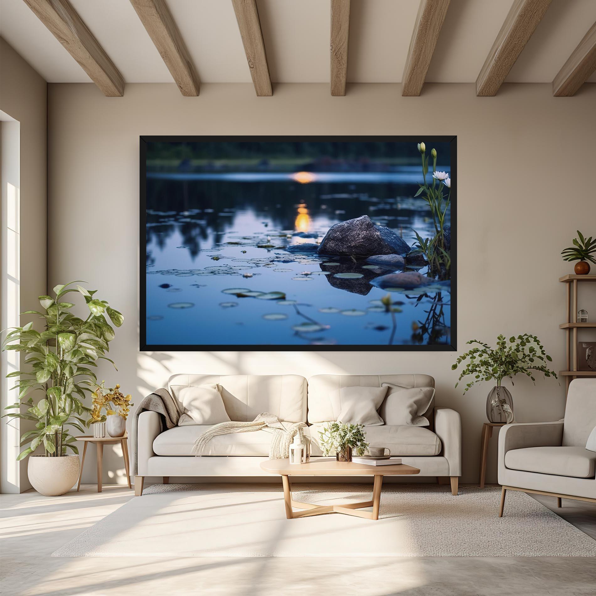 Vászonkép Water Stones mockup 6