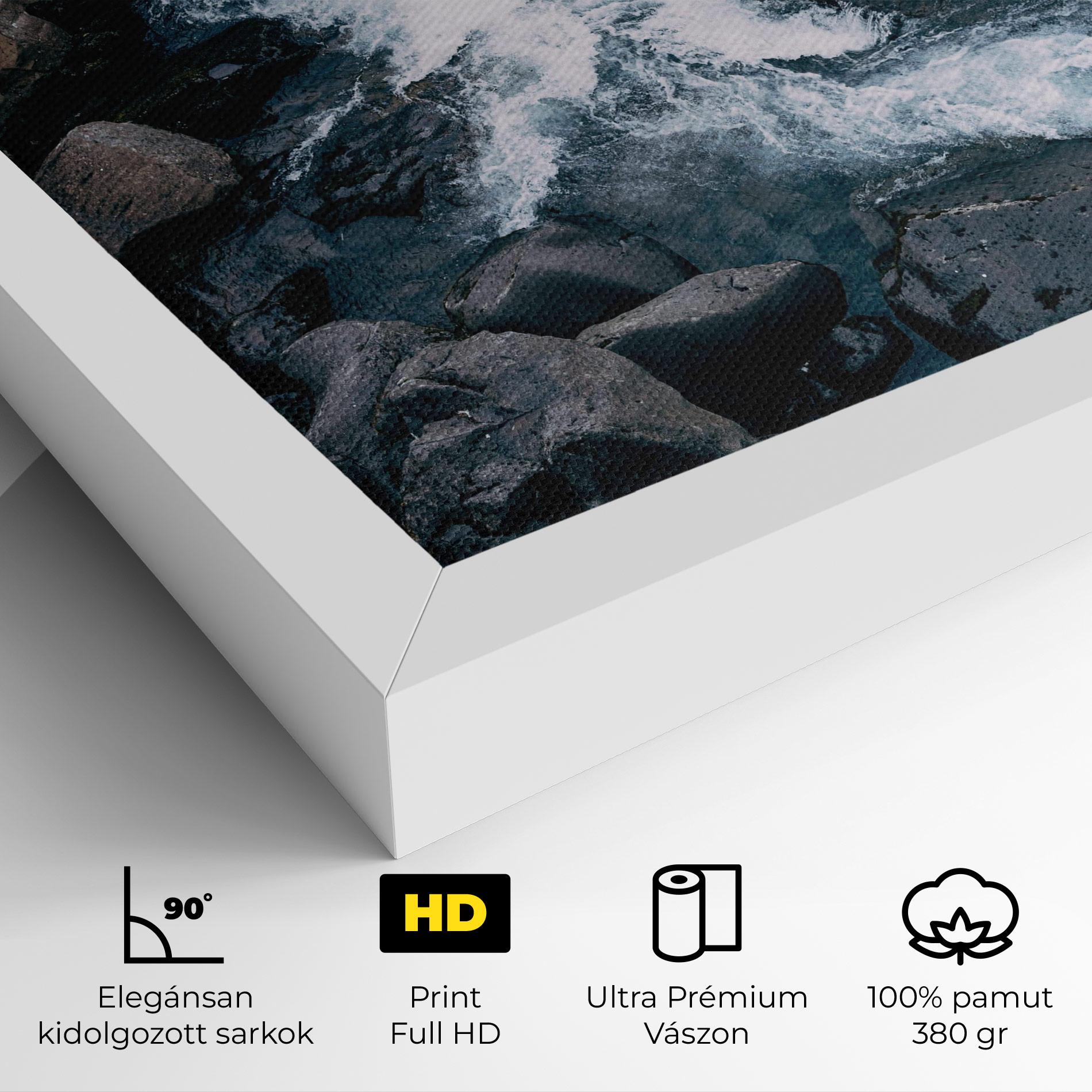 Vászonkép Mountain River Rock mockup 4