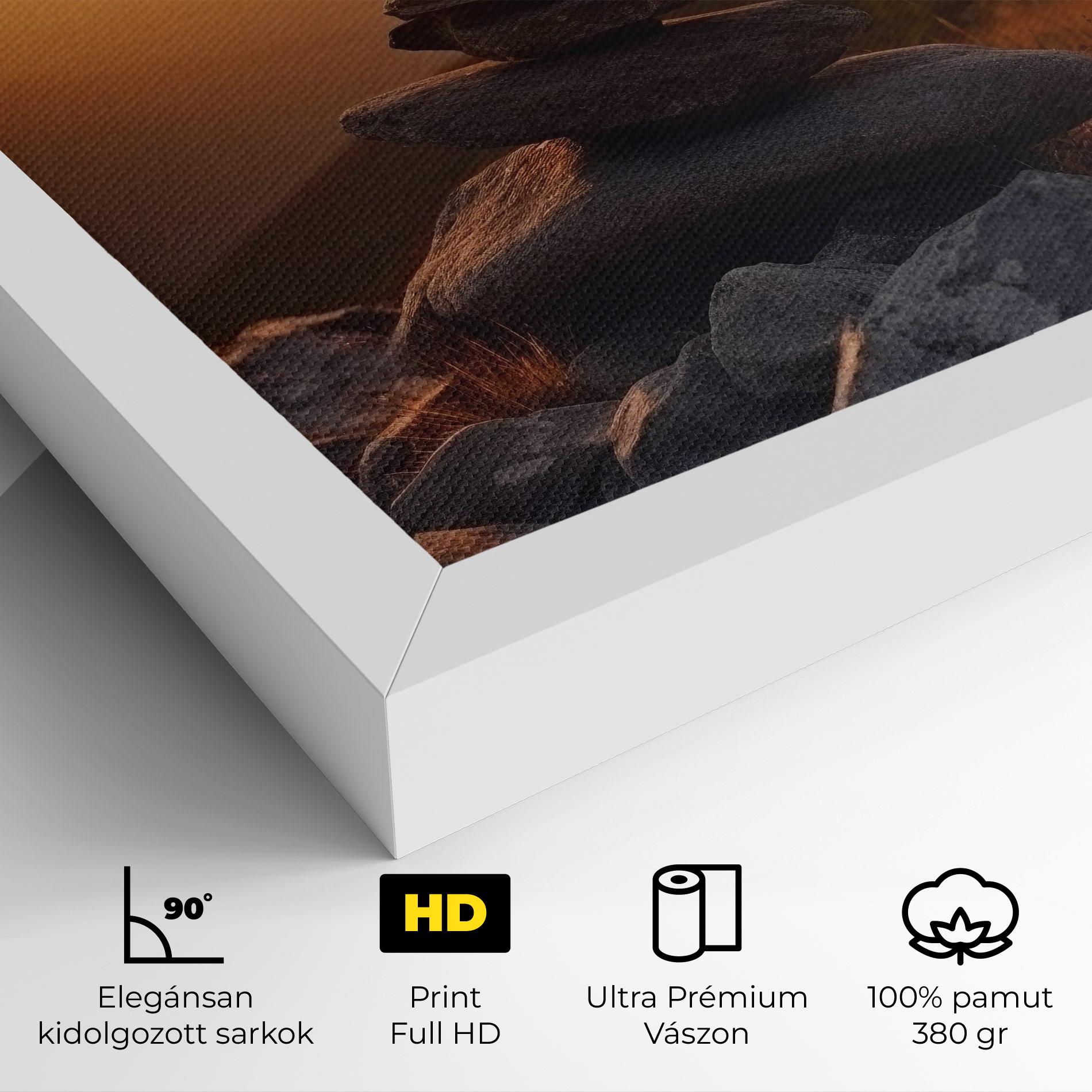 Vászonkép Nature Sunset Stones mockup 4
