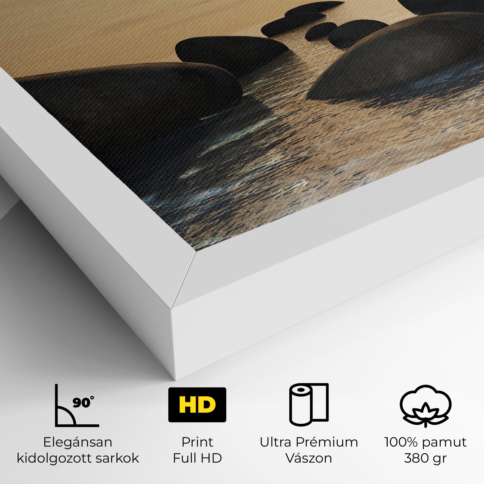 Vászonkép Peace Rock mockup 4