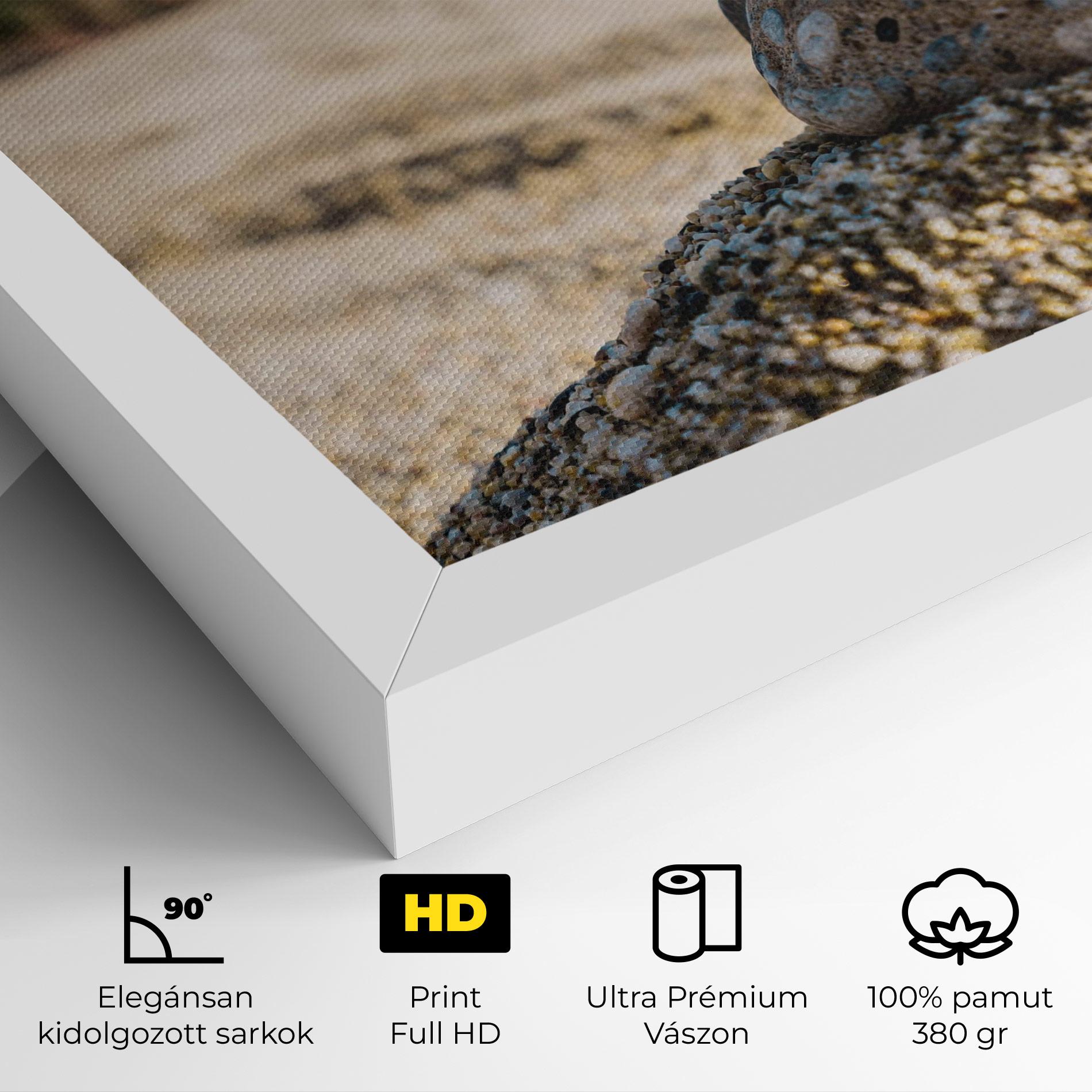 Vászonkép Pyramid Stones Beach mockup 4