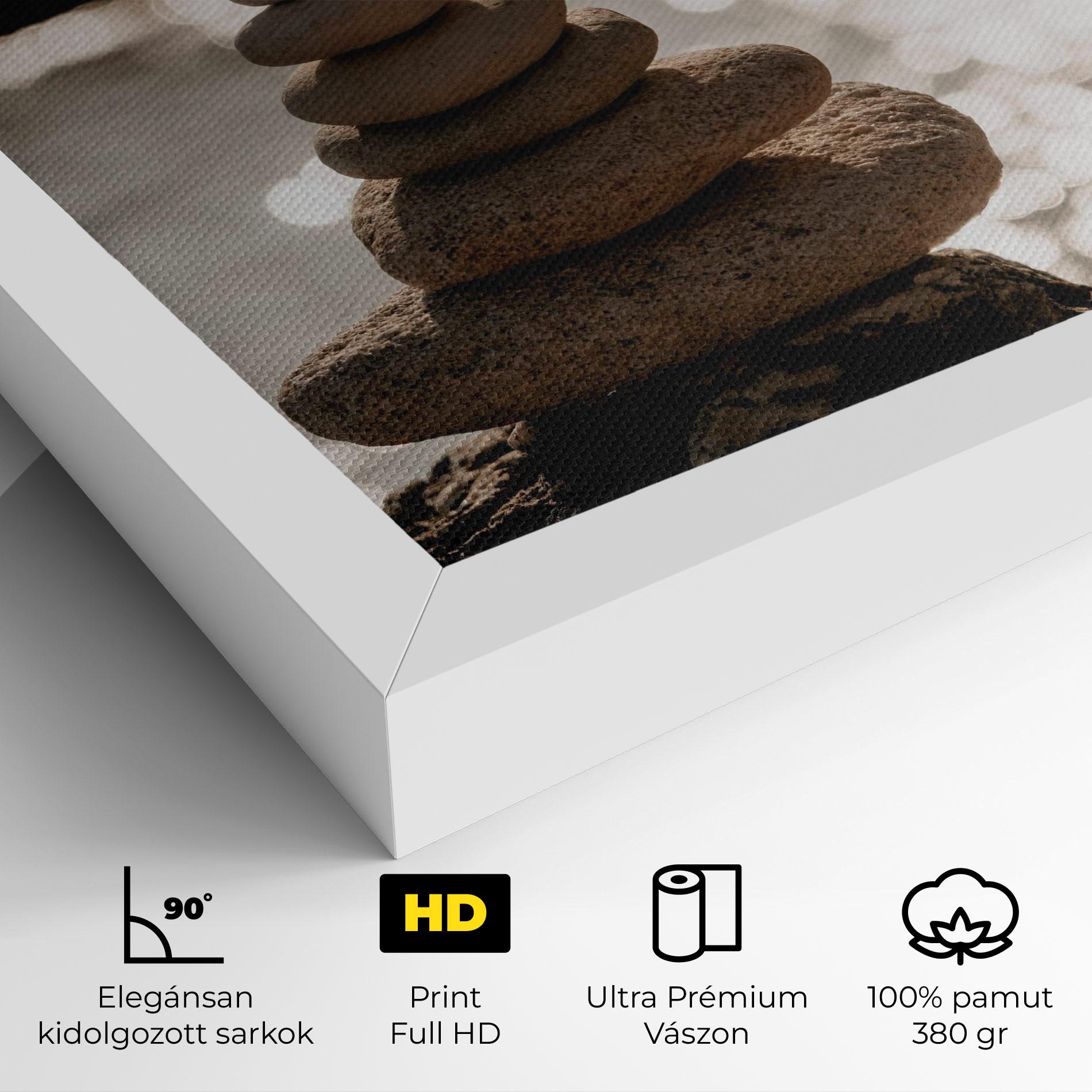 Vászonkép Pyramid Stones mockup 4