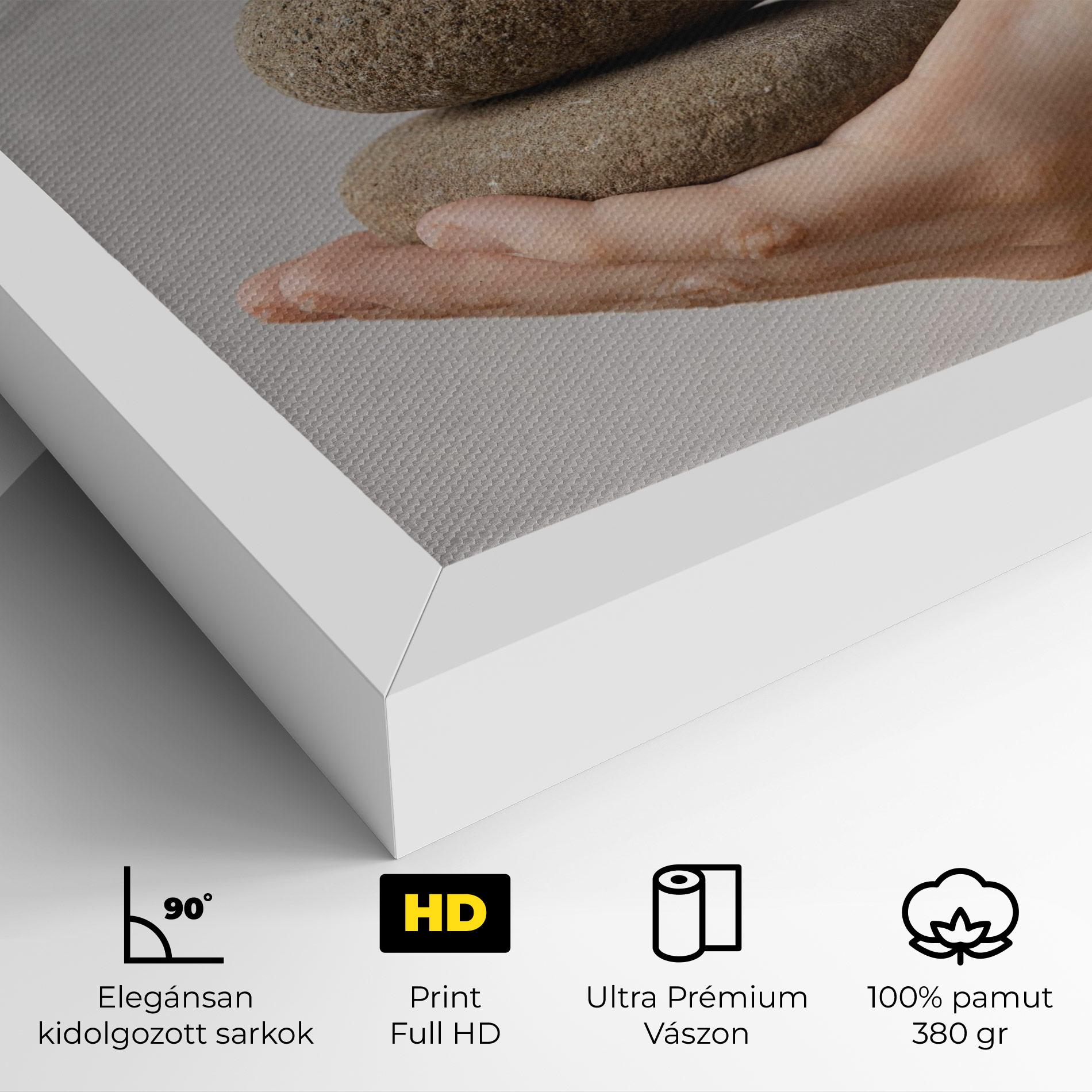 Vászonkép Stones Meditation mockup 4