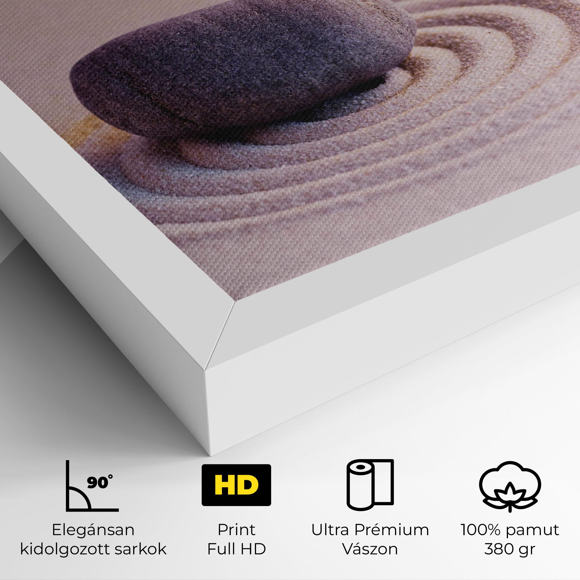 Vászonkép Zen Garden Stones mockup 4