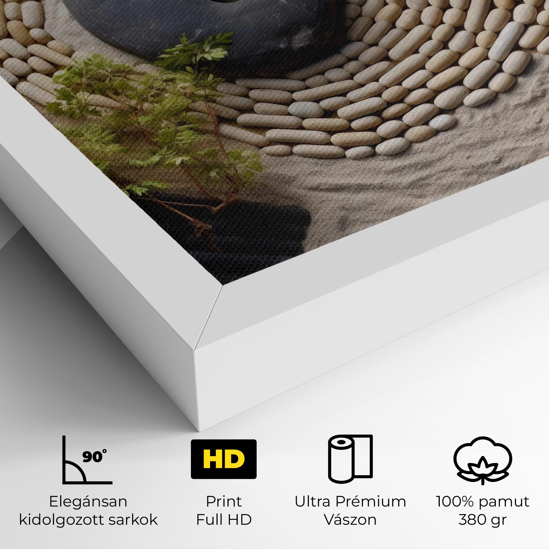 Vászonkép Zen Garden mockup 4