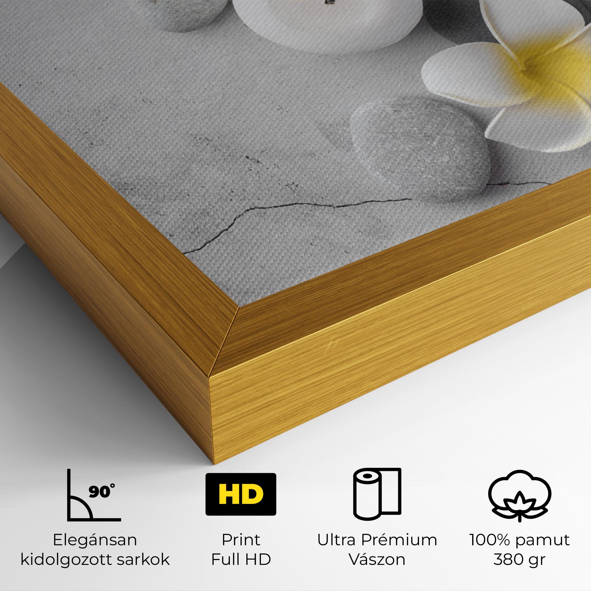 Vászonkép Feng Shui Stones mockup 4