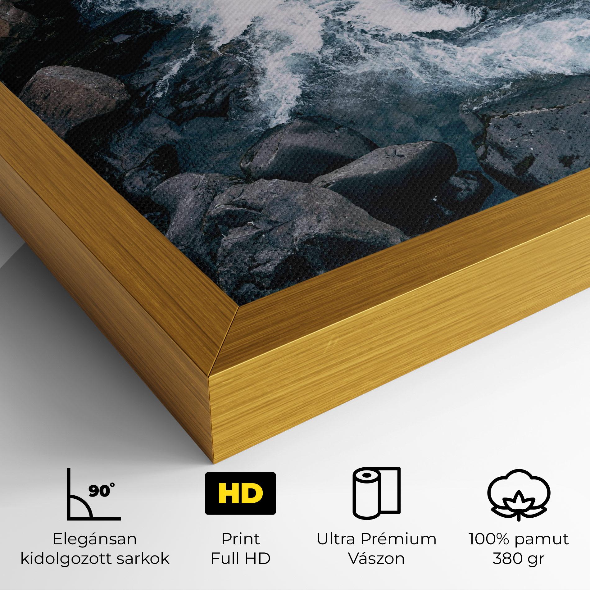 Vászonkép Mountain River Rock mockup 4
