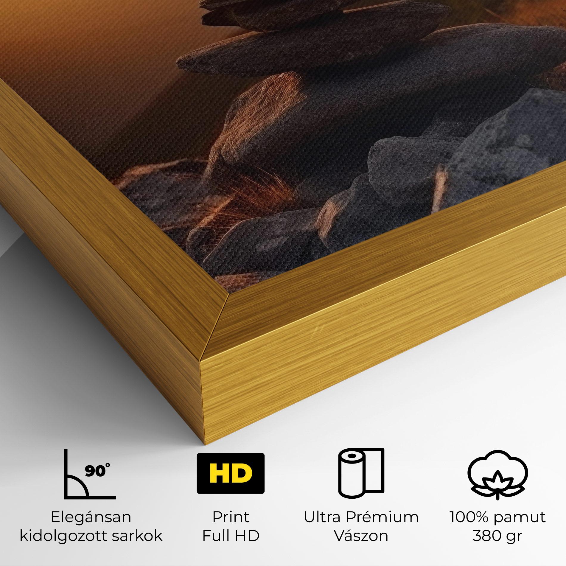 Vászonkép Nature Sunset Stones mockup 4
