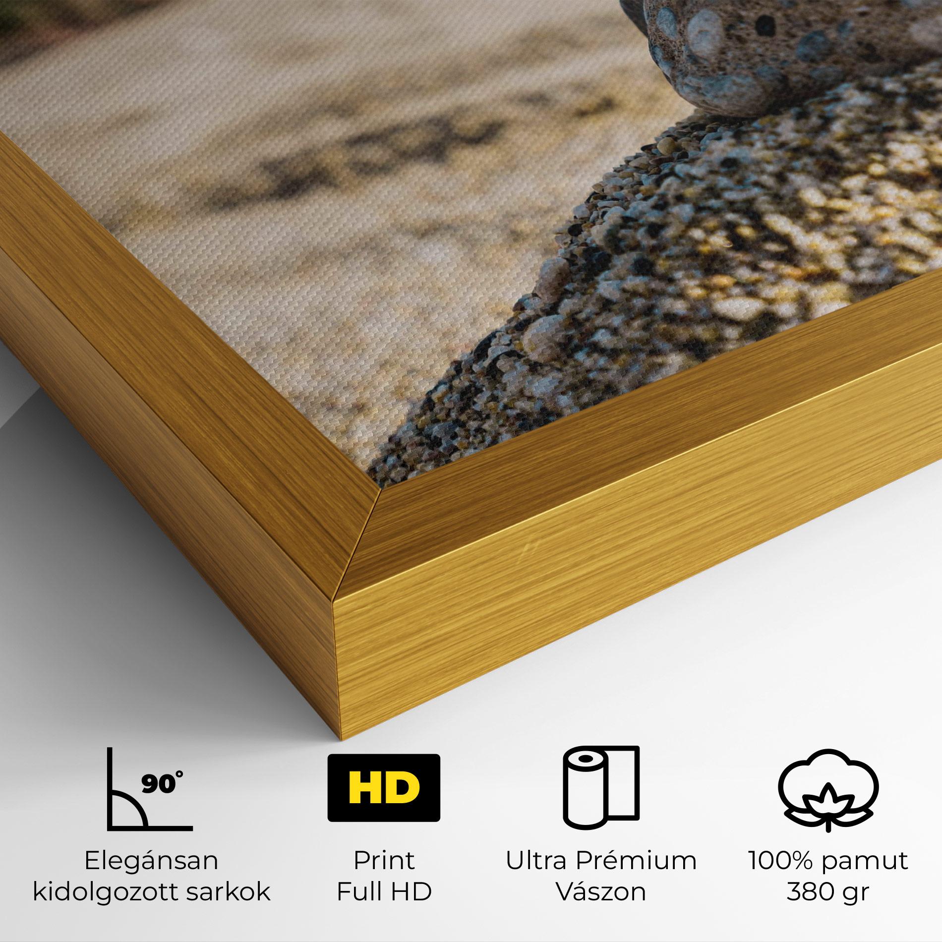 Vászonkép Pyramid Stones Beach mockup 4