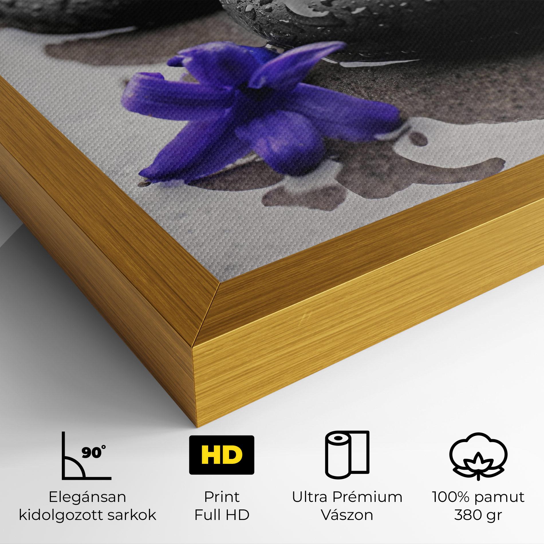 Vászonkép Spa Purple Rock mockup 4