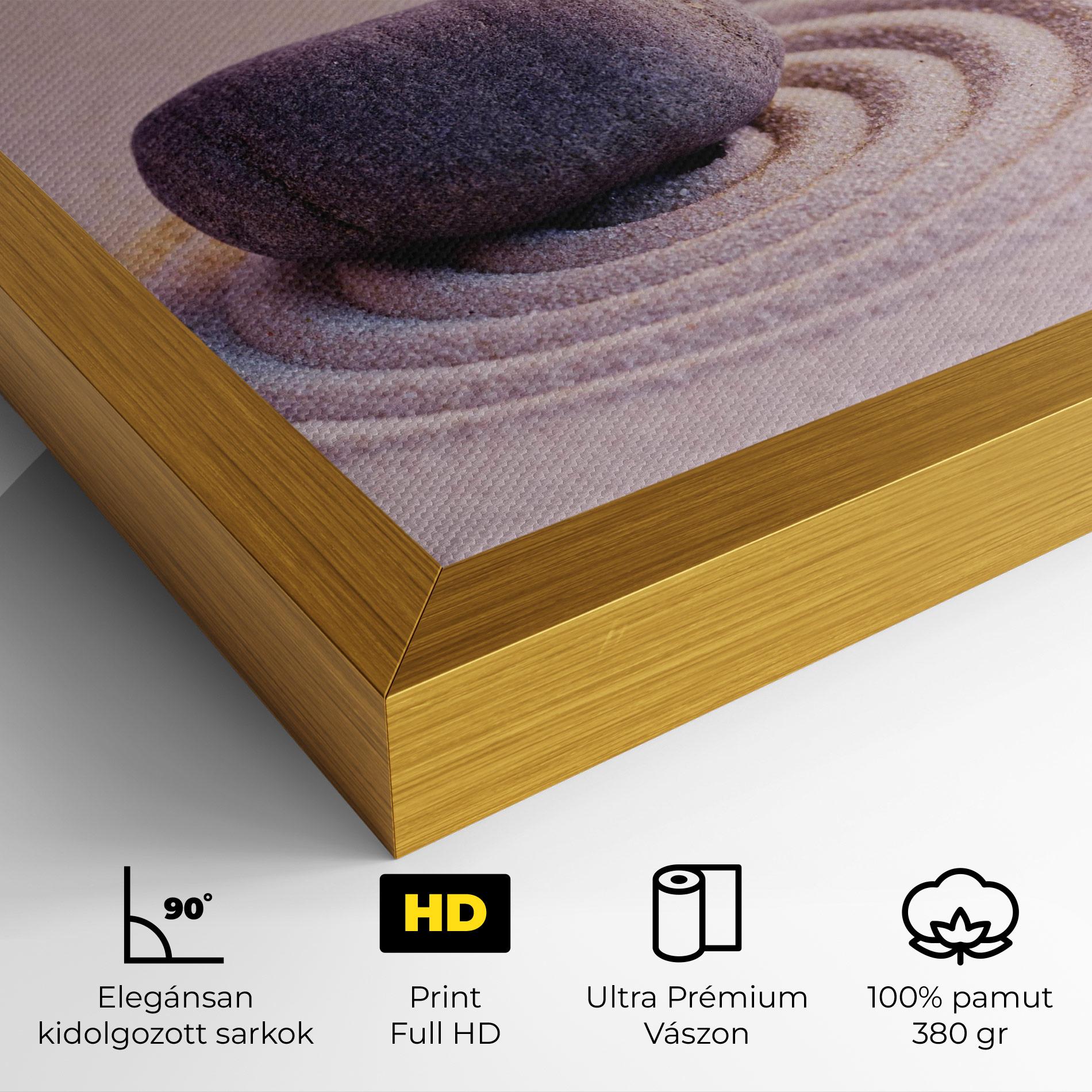 Vászonkép Zen Garden Stones mockup 4
