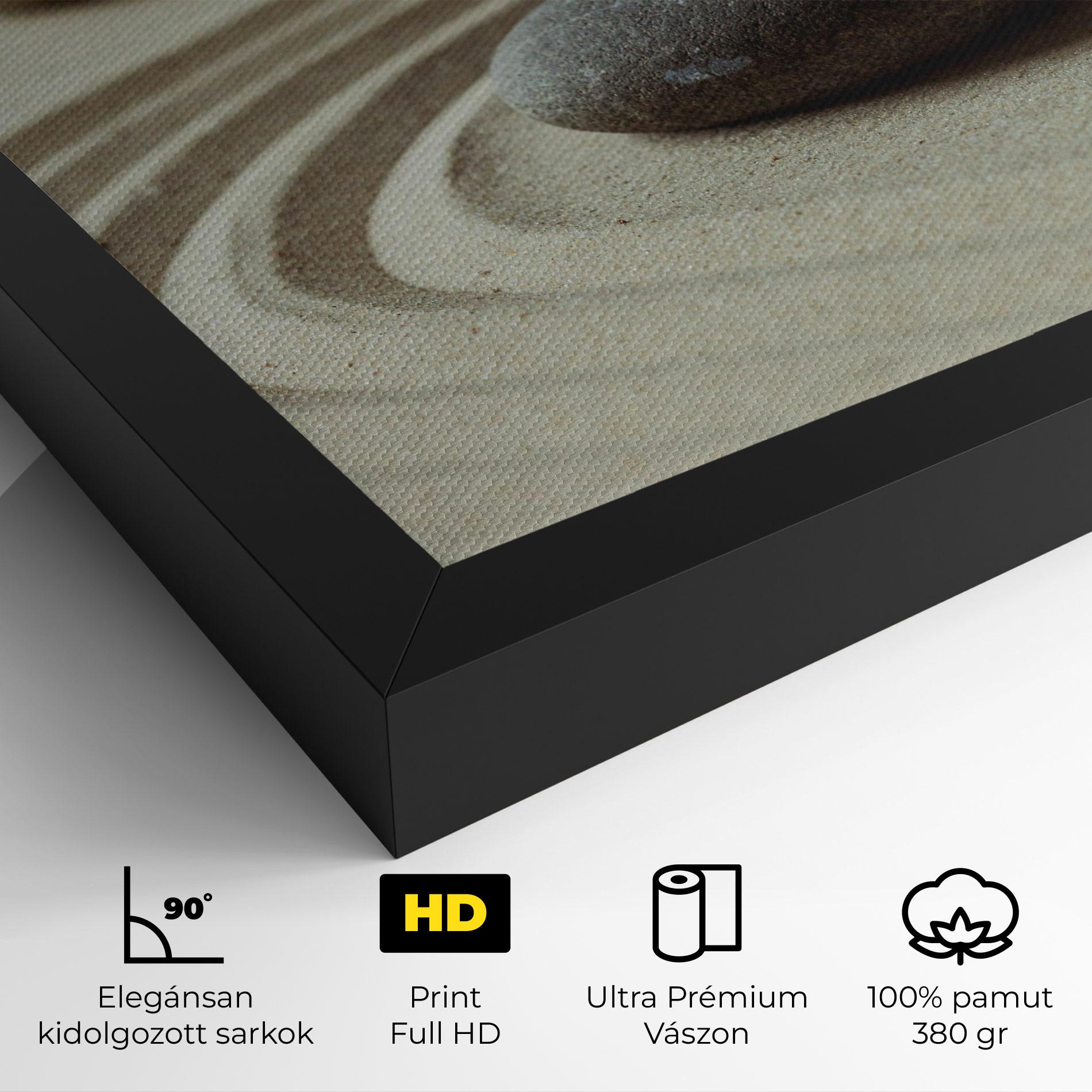 Vászonkép Cream Sand Stones mockup 4