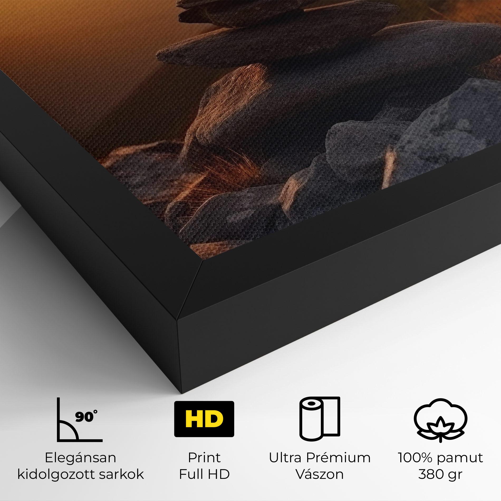 Vászonkép Nature Sunset Stones mockup 4