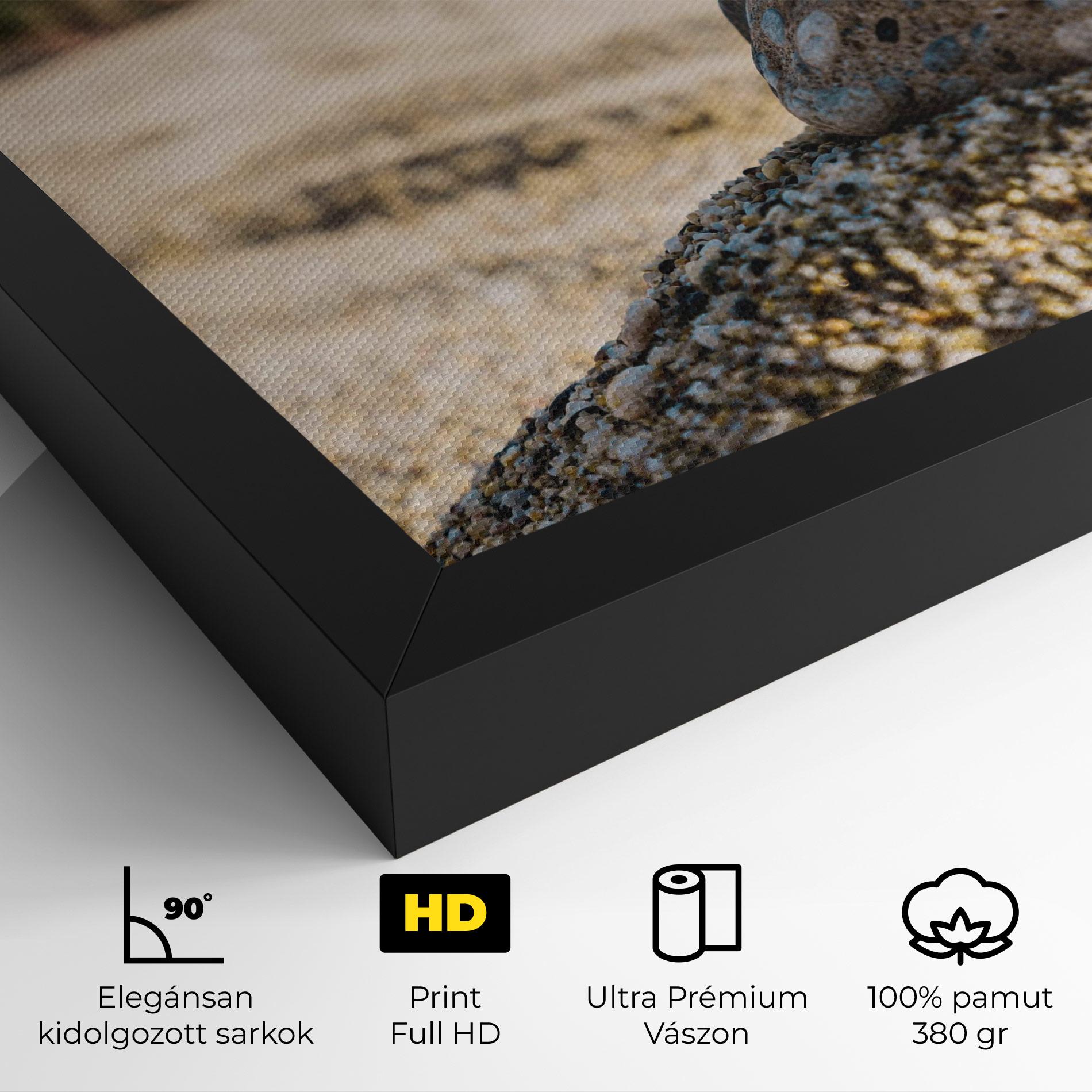 Vászonkép Pyramid Stones Beach mockup 4