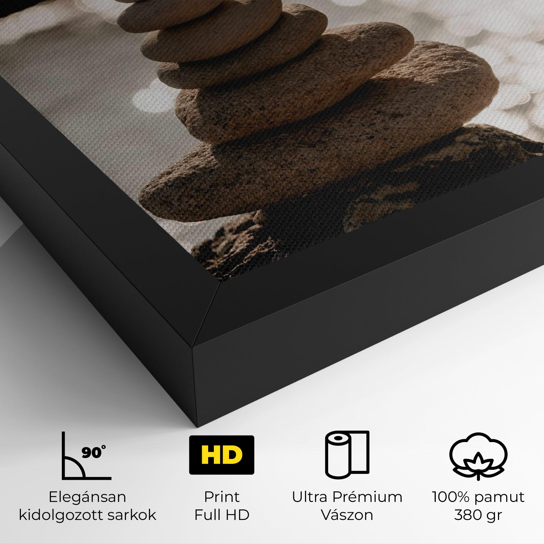 Vászonkép Pyramid Stones mockup 4
