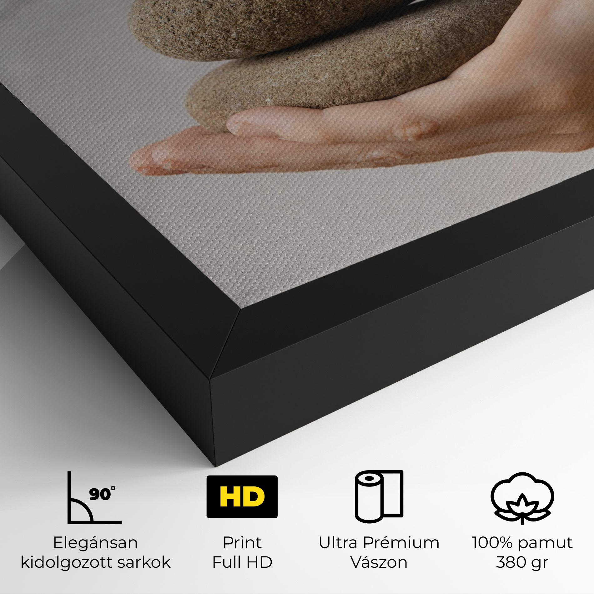 Vászonkép Stones Meditation mockup 4