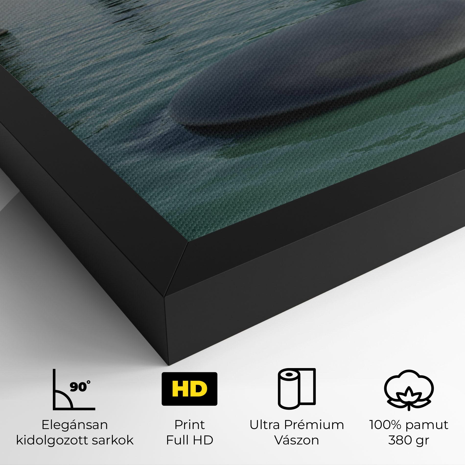 Vászonkép Zen Rock Pool mockup 4