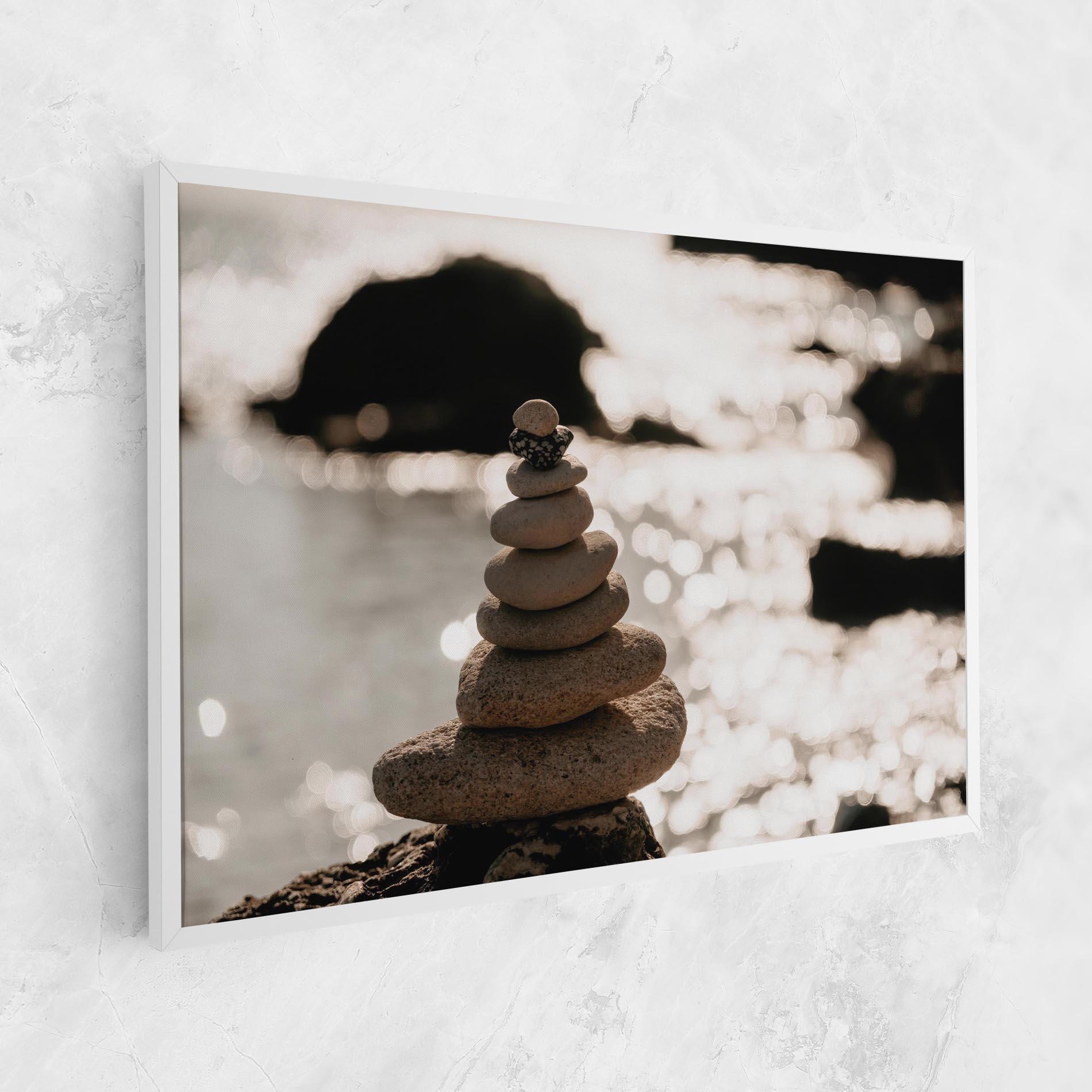 Vászonkép Pyramid Stones mockup 1