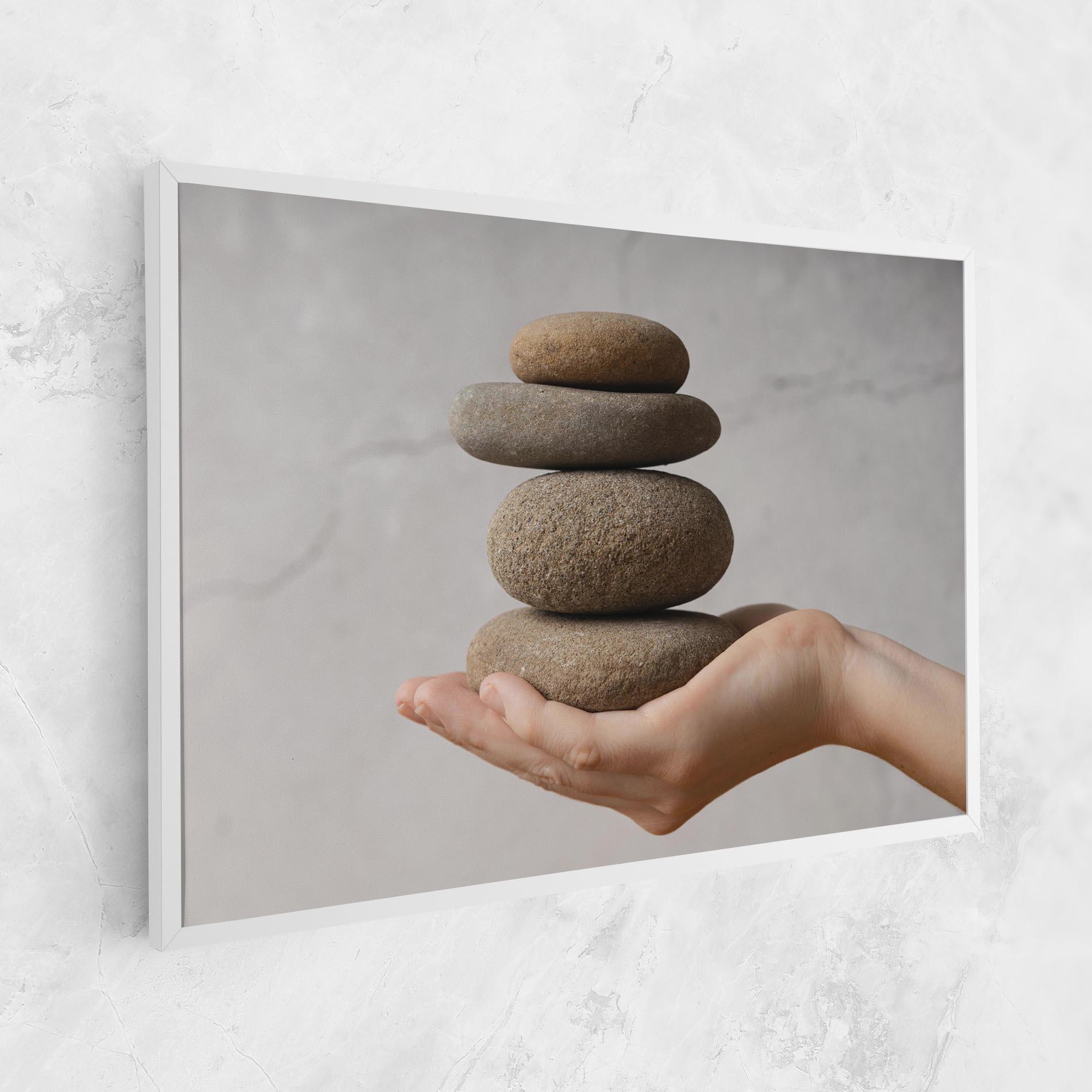 Vászonkép Stones Meditation mockup 1