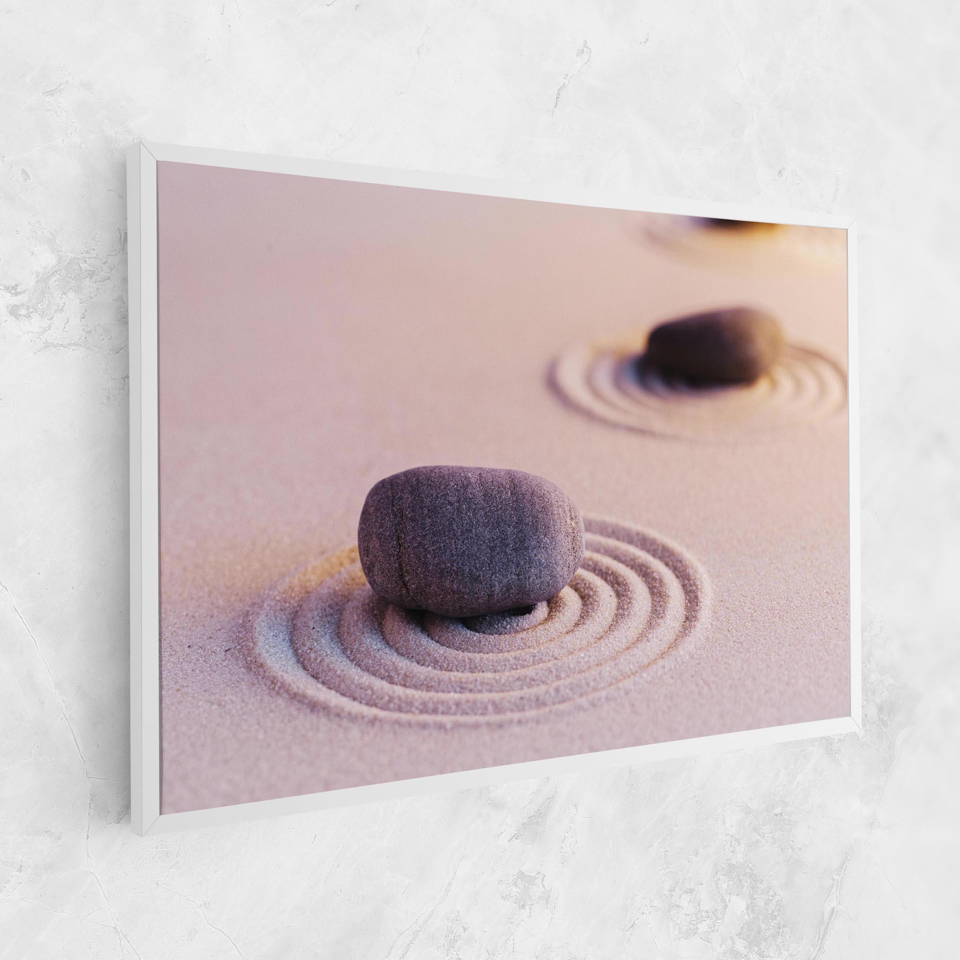 Vászonkép Zen Garden Stones mockup 1