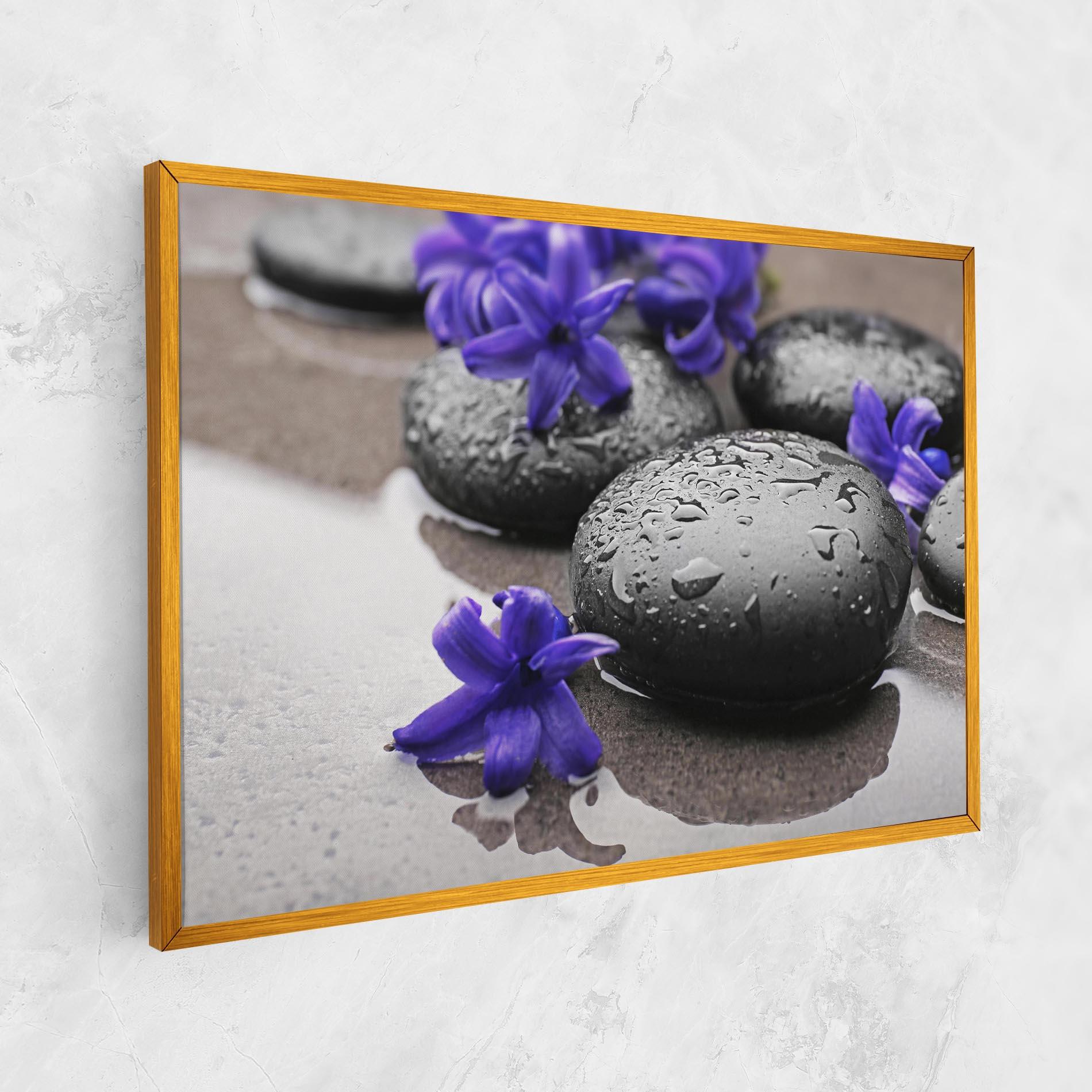 Vászonkép Spa Purple Rock mockup 1