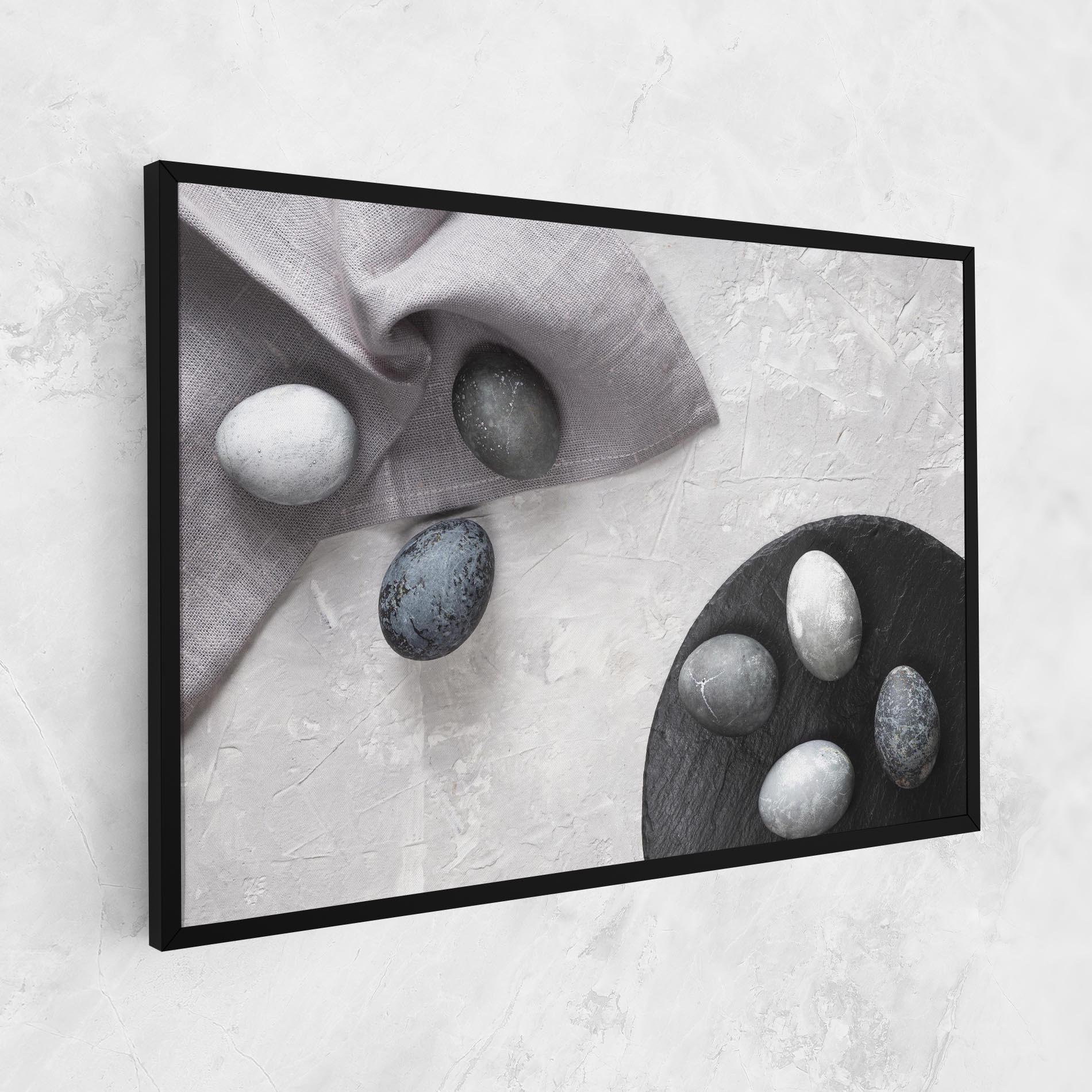 Vászonkép Eggs Stone mockup 1