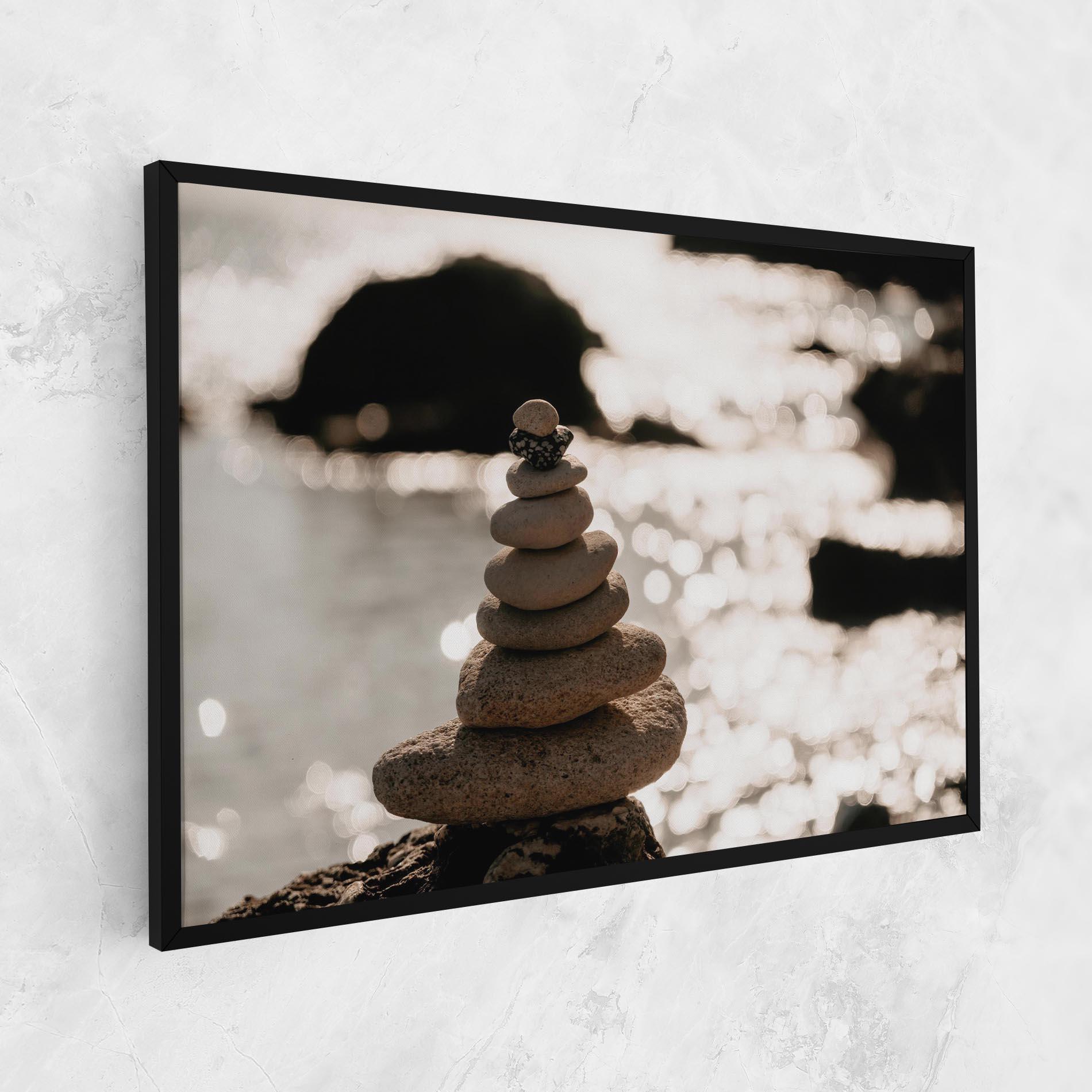 Vászonkép Pyramid Stones mockup 1