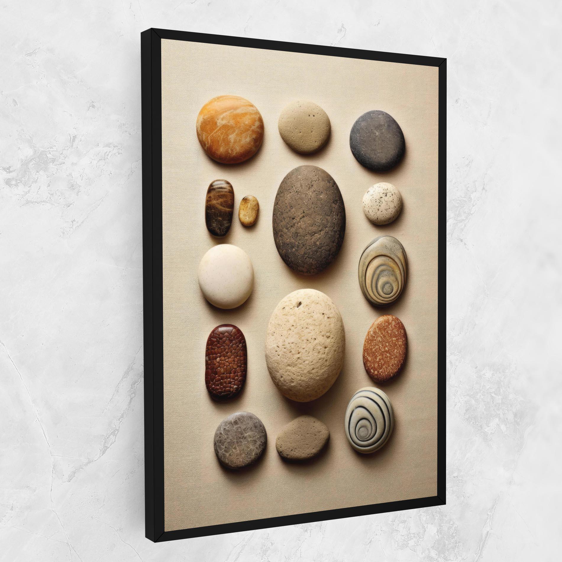 Vászonkép Massage Stones Sand mockup 1