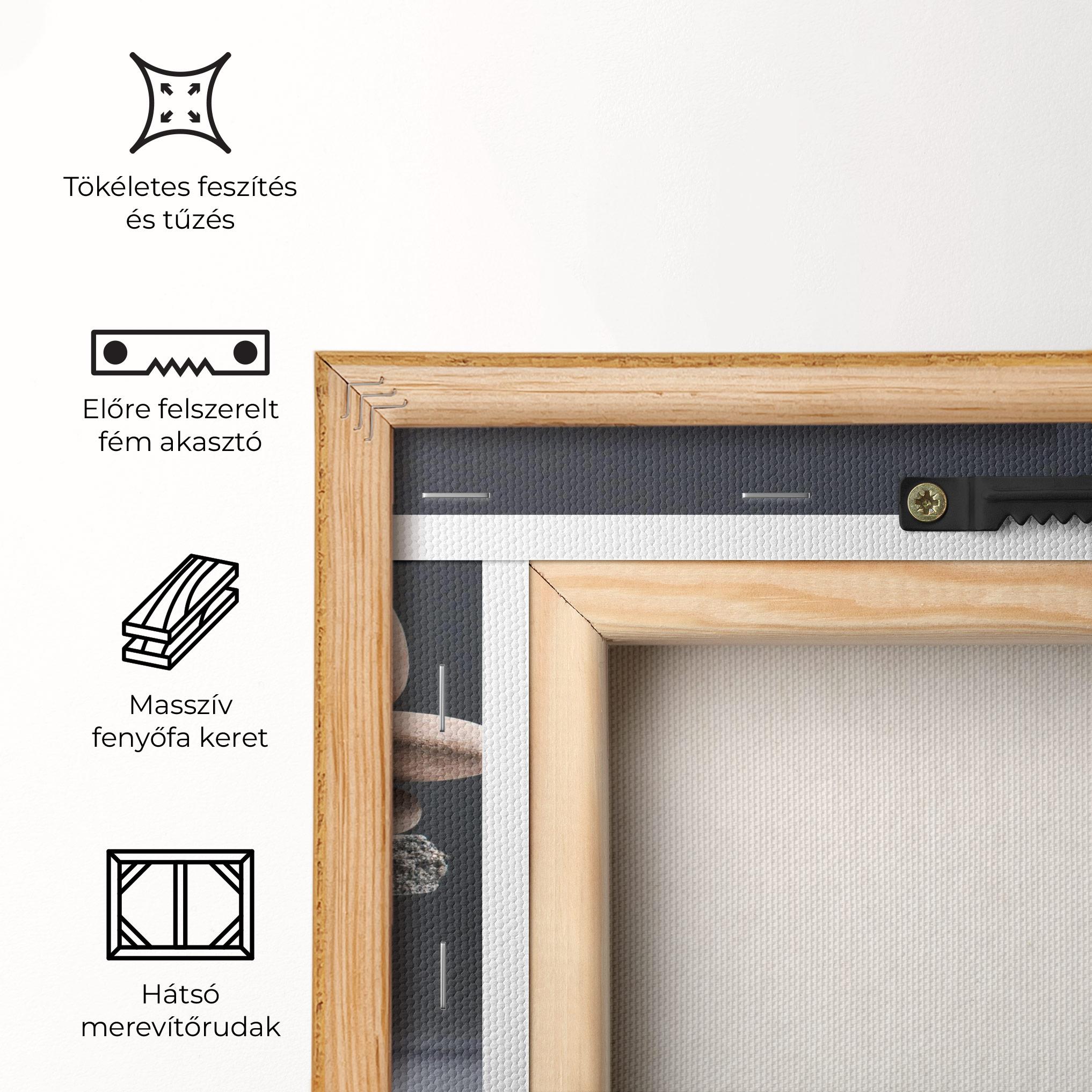 Vászonkép Balancing Pebbles mockup 5