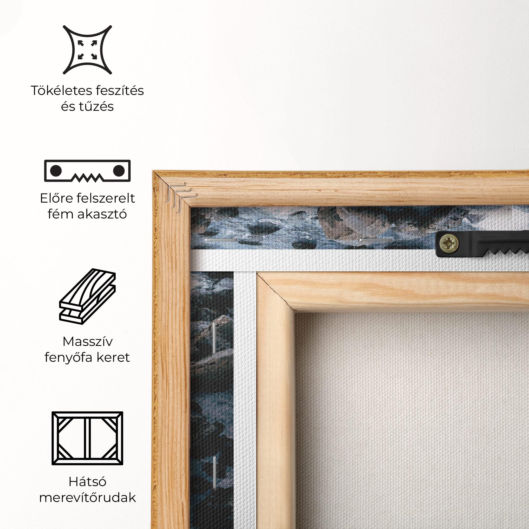 Vászonkép Mountain River Rock mockup 5