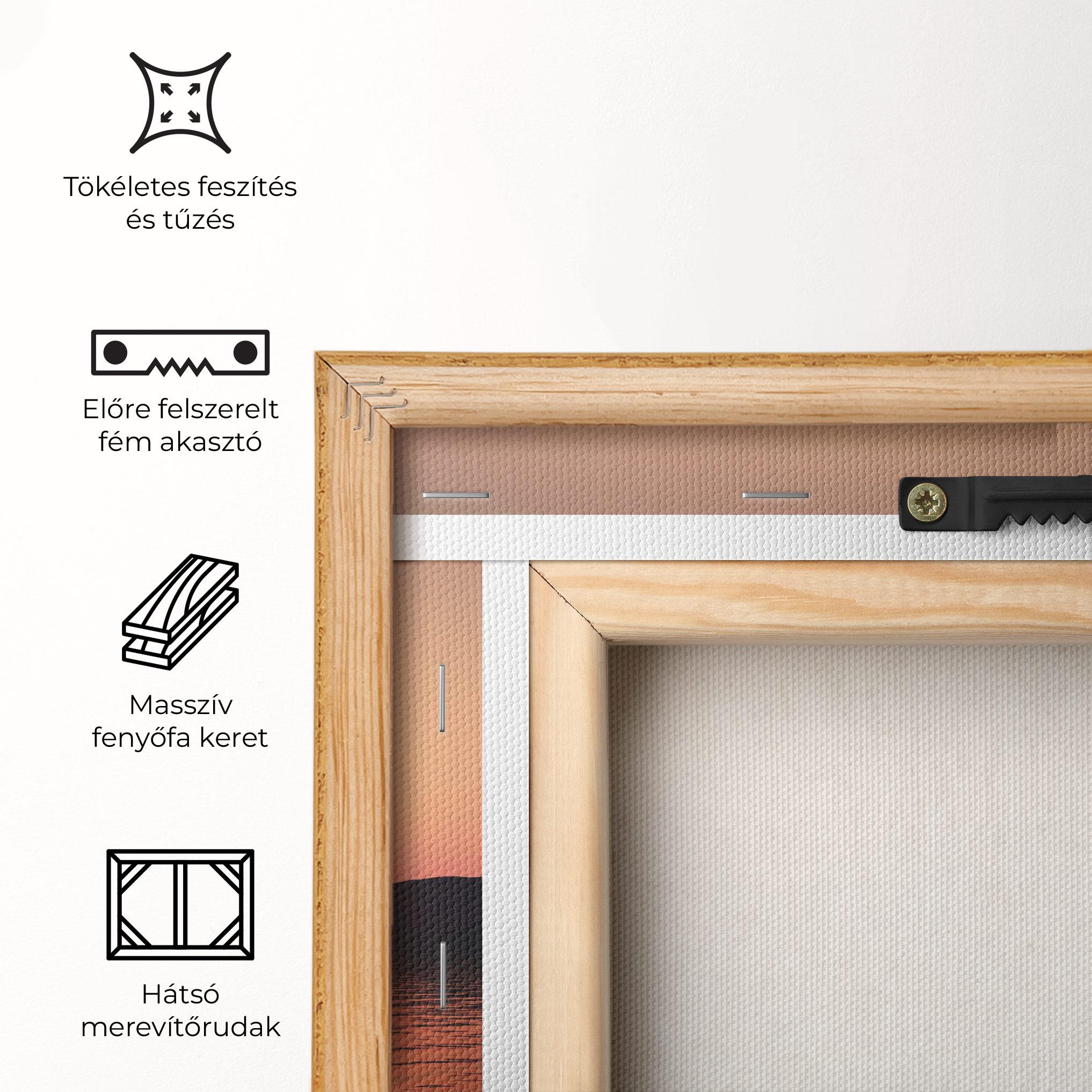 Vászonkép Peace And Sunset mockup 5