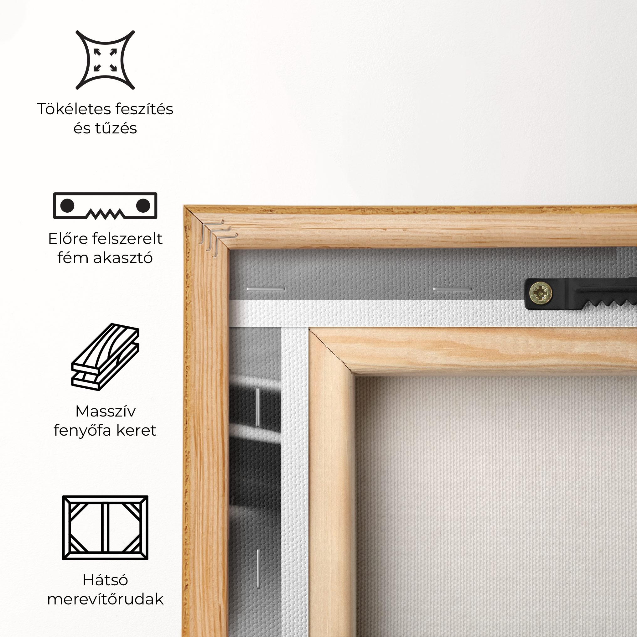 Vászonkép Pebbles Yellow Flower mockup 5