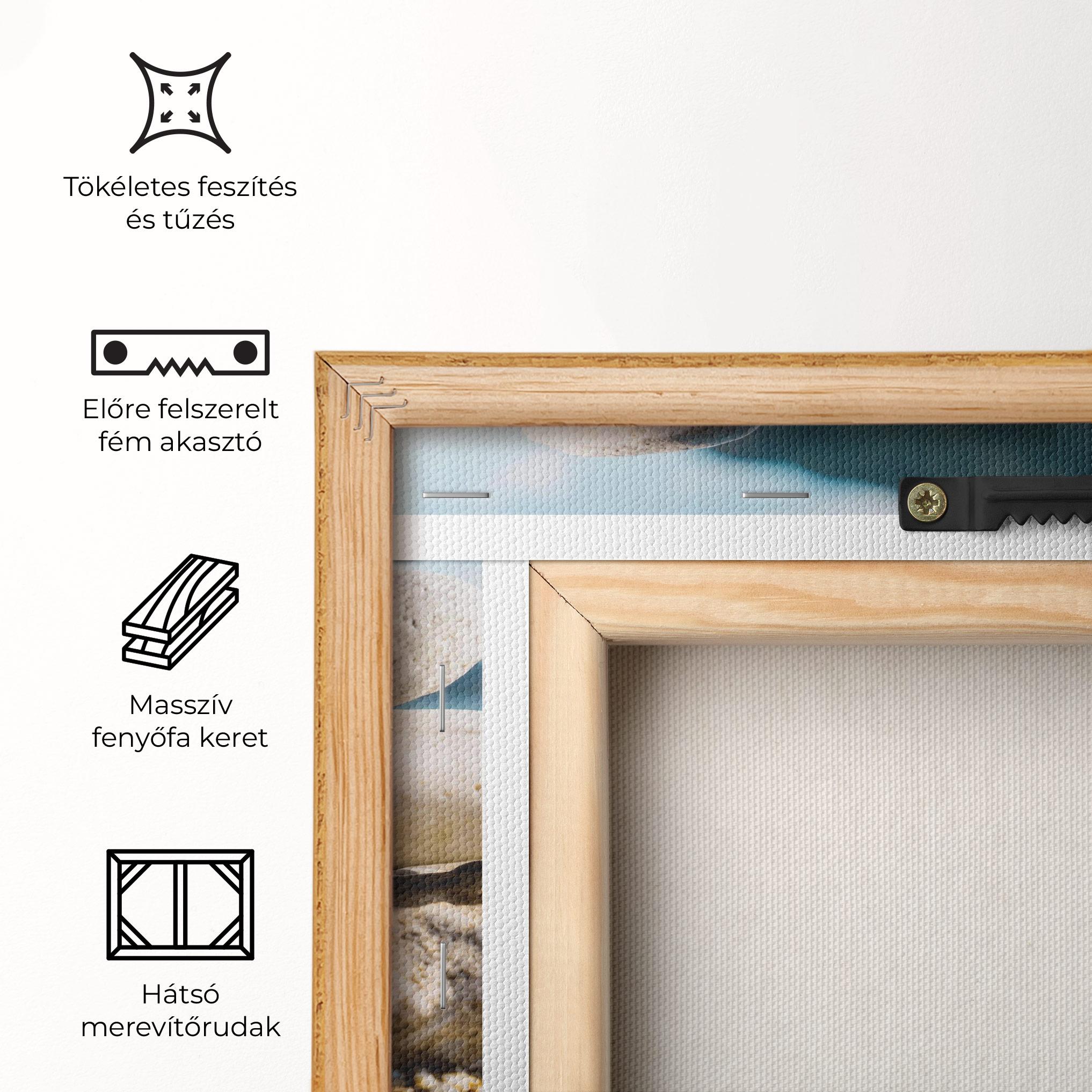 Vászonkép Pyramid Stones Beach mockup 5