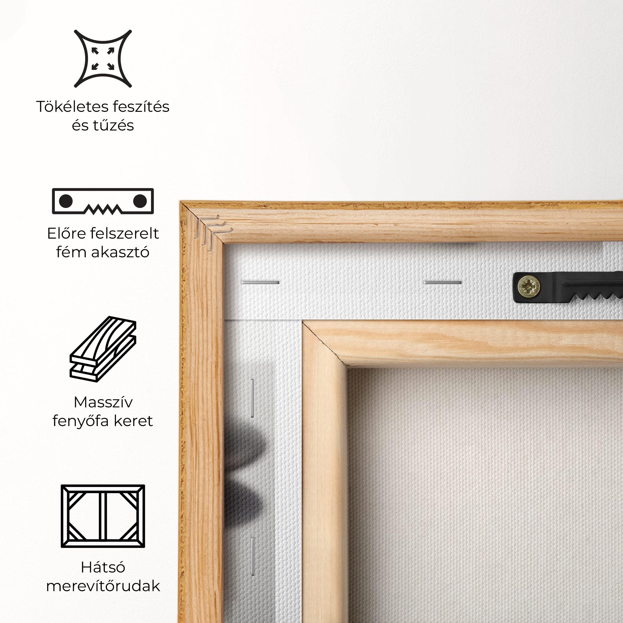 Vászonkép Stone Orange Flower mockup 5