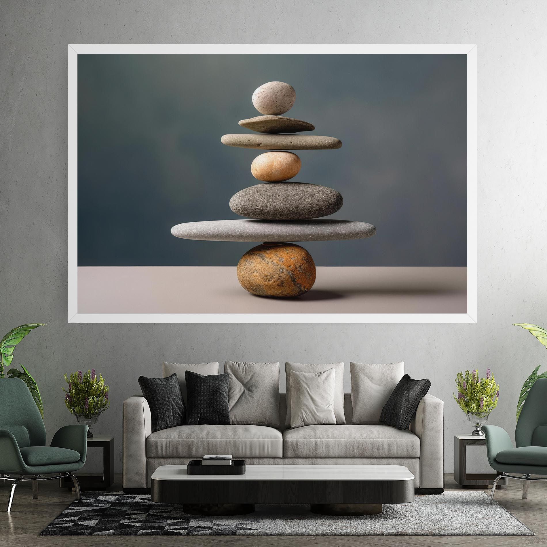 Balance Pebbles Pyramid mockup 7