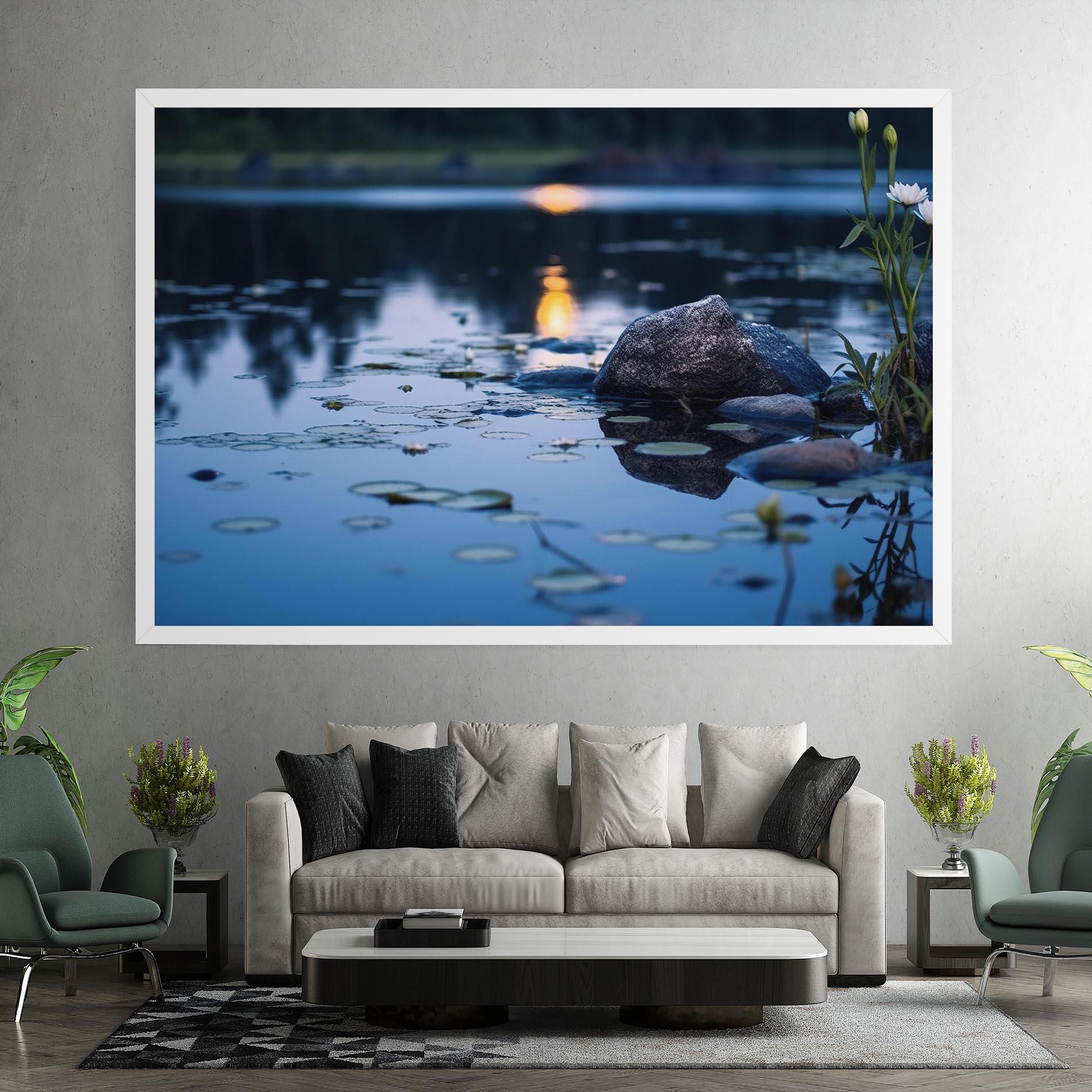 Vászonkép Water Stones mockup 7