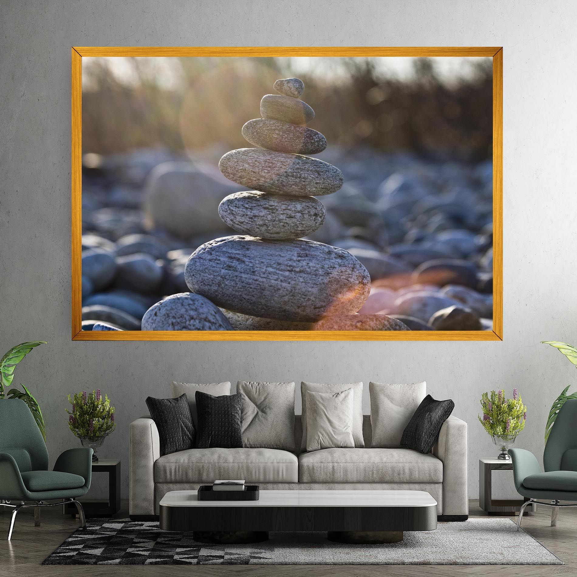 Closeup Shot Rocks mockup 7