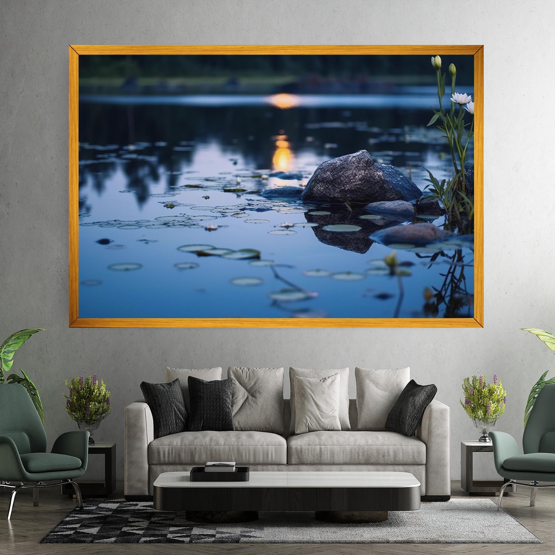 Vászonkép Water Stones mockup 7