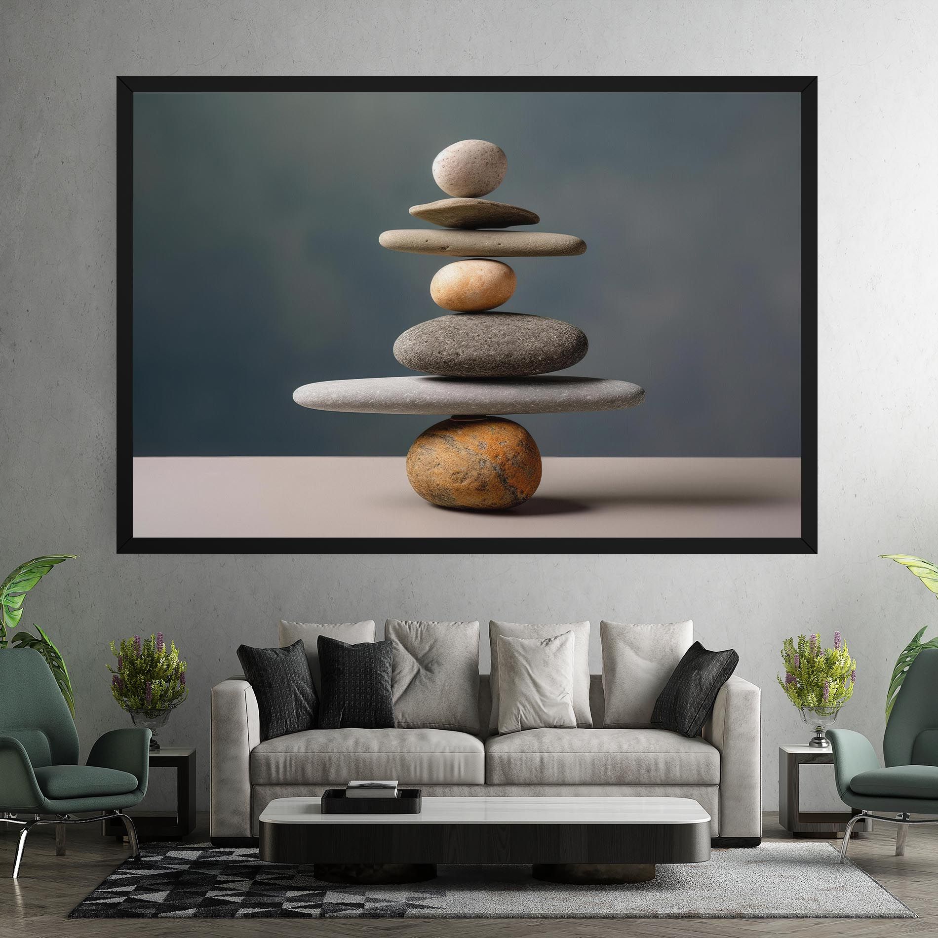 Balance Pebbles Pyramid mockup 7