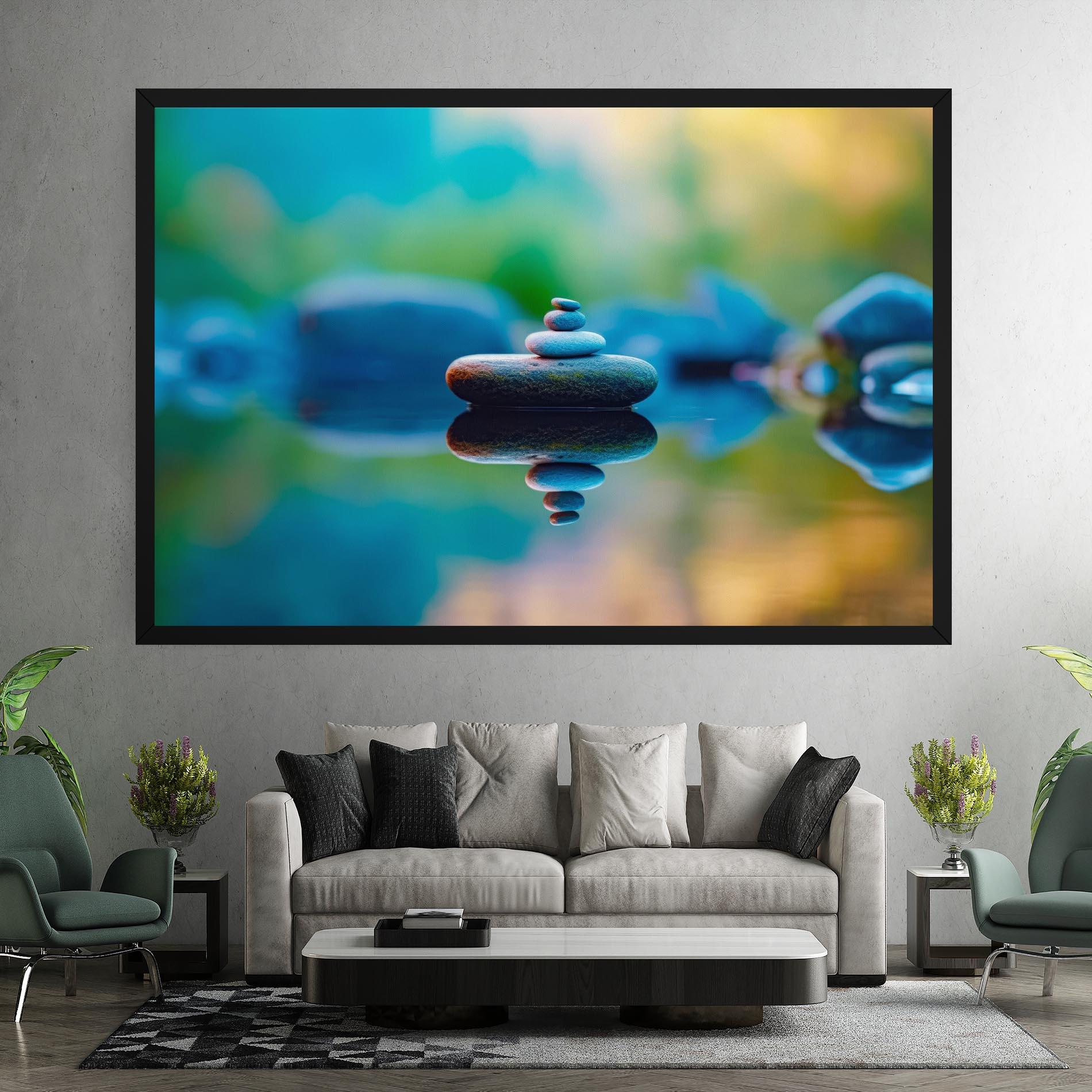 Vászonkép Pile Rocks mockup 7