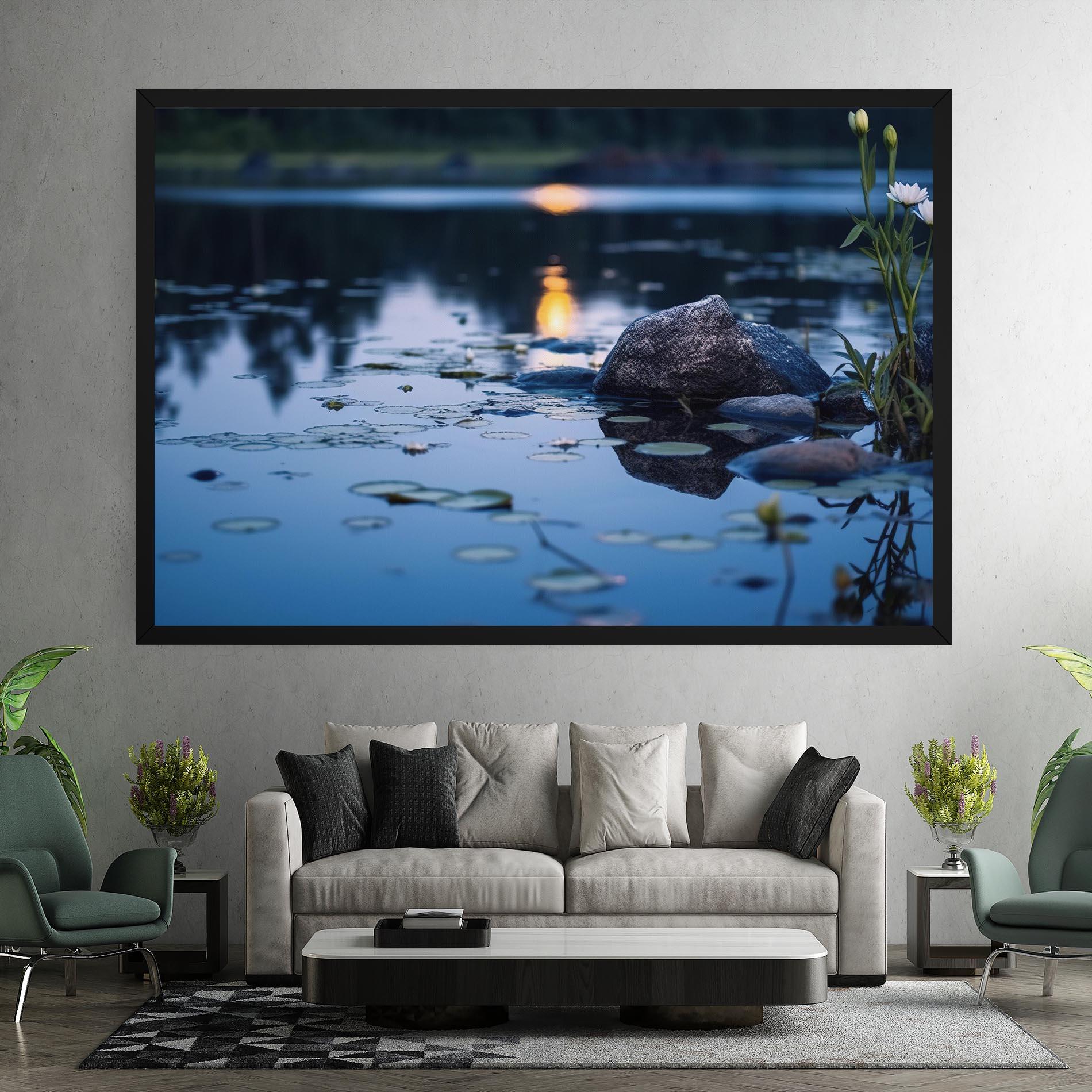 Vászonkép Water Stones mockup 7