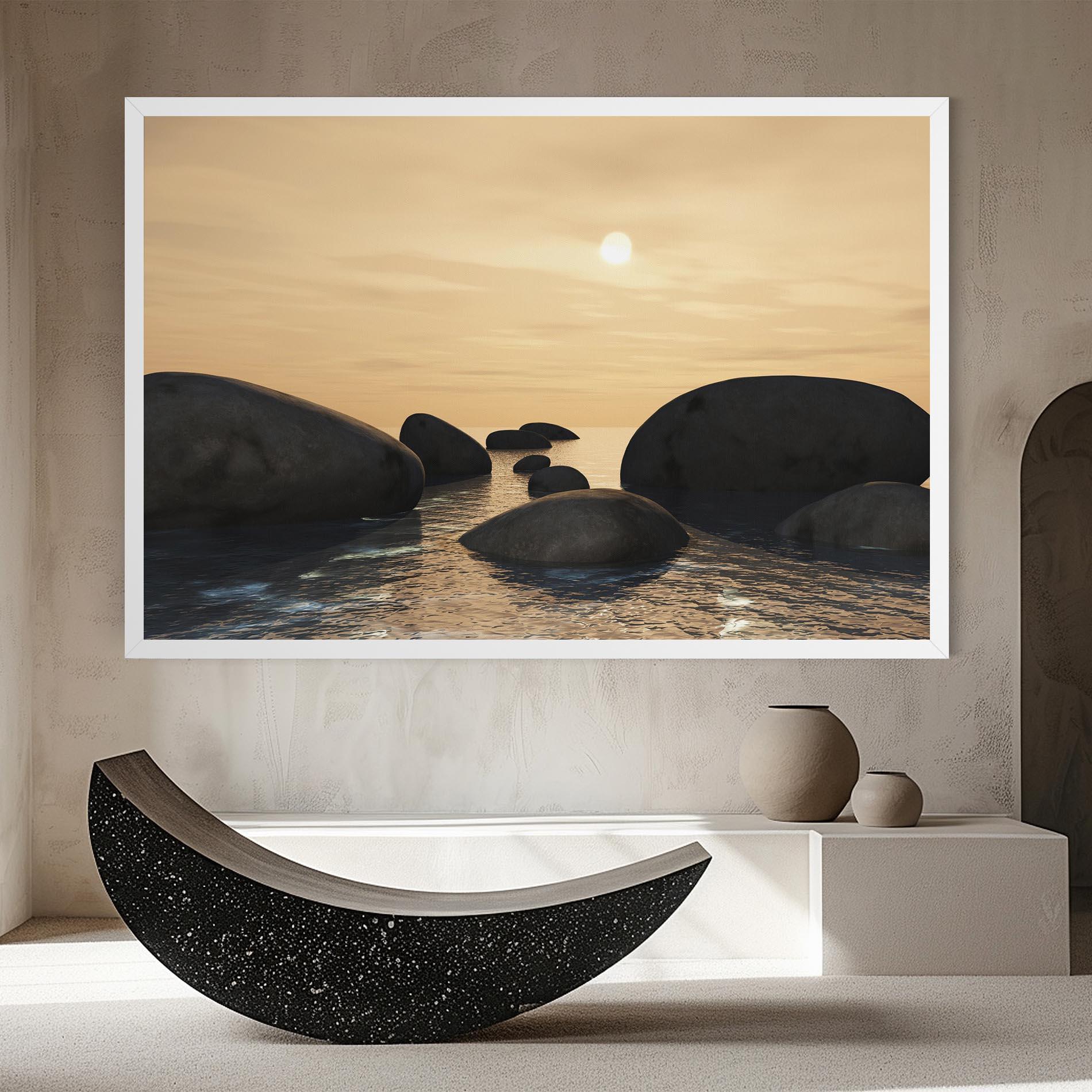 Vászonkép Peace Rock mockup 8