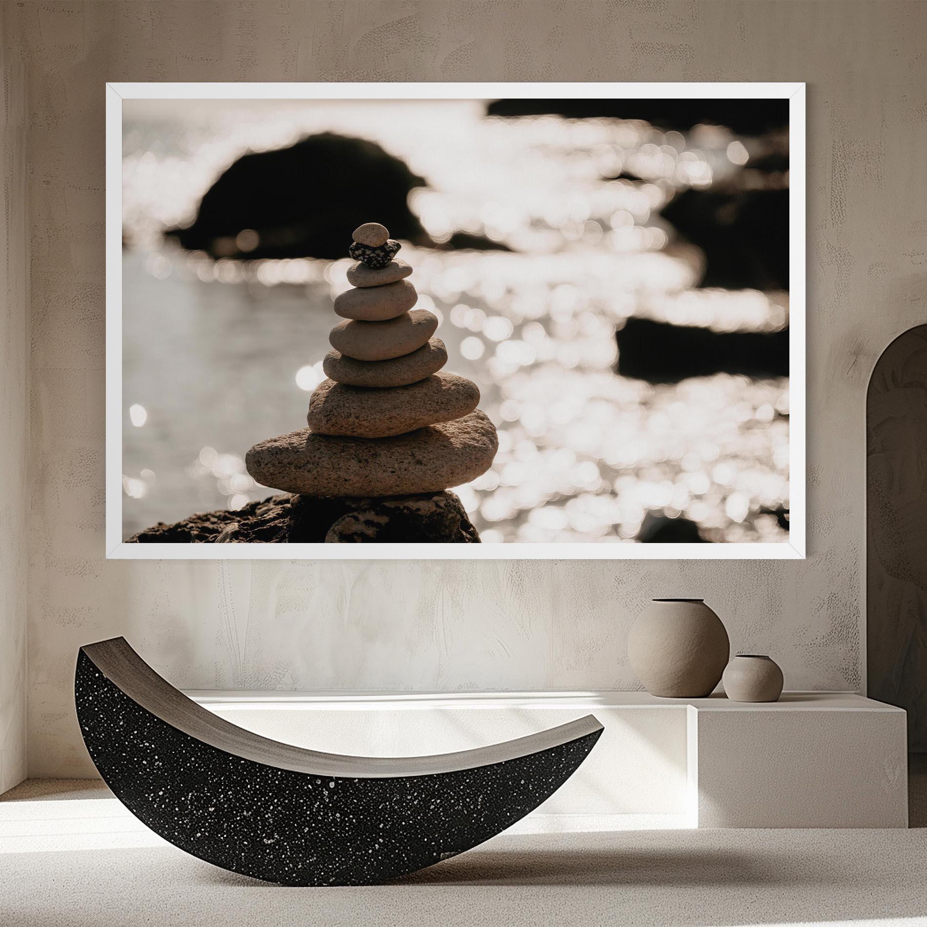 Vászonkép Pyramid Stones mockup 8