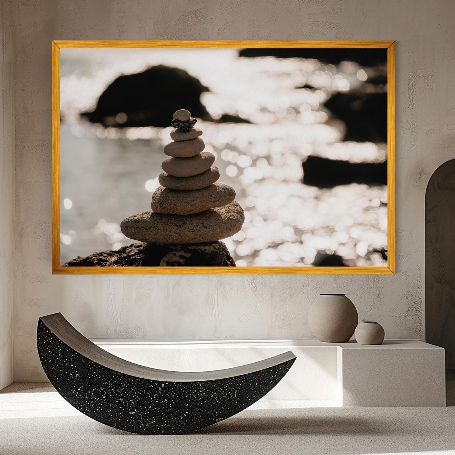 Vászonkép Pyramid Stones mockup 8