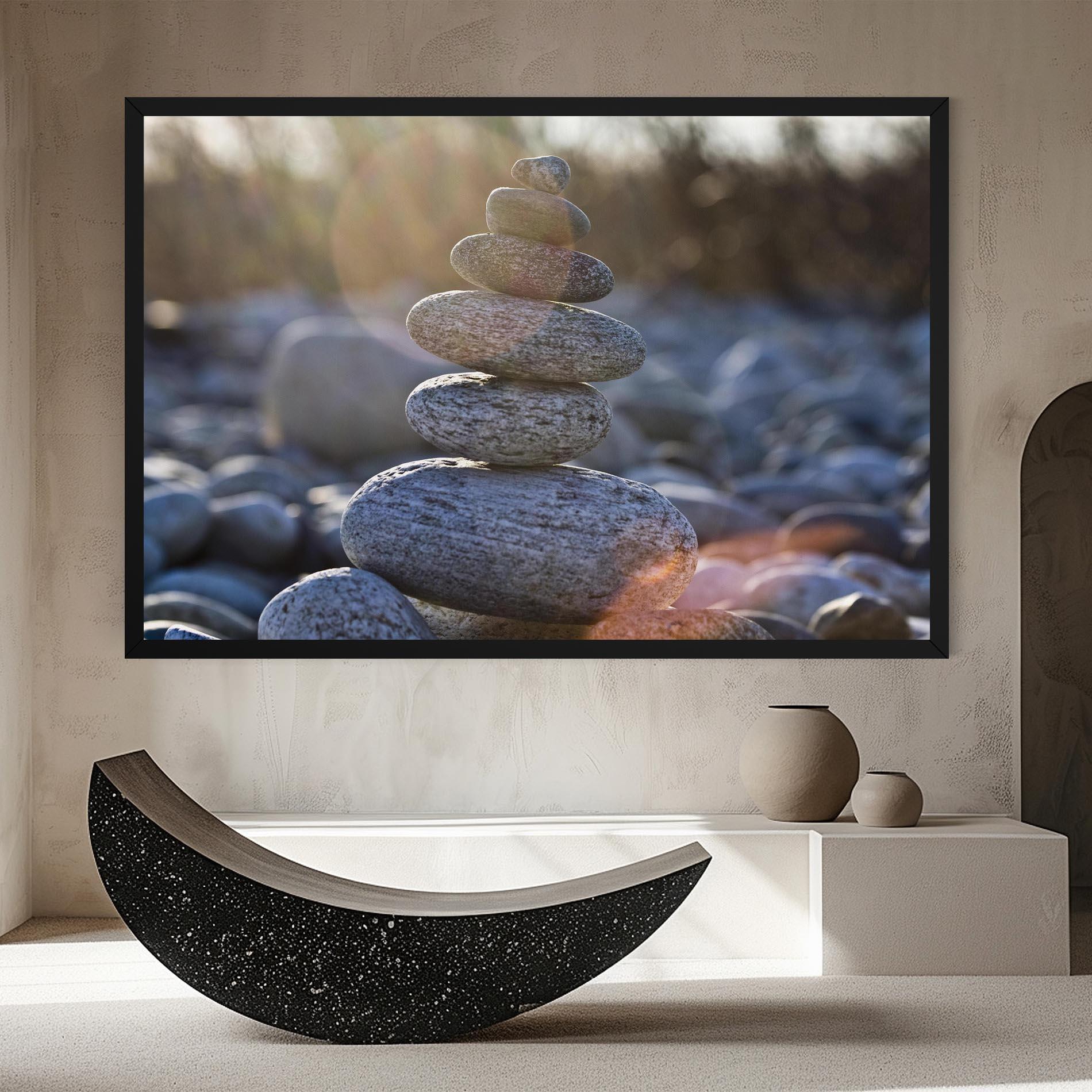 Vászonkép Closeup Shot Rocks mockup 8